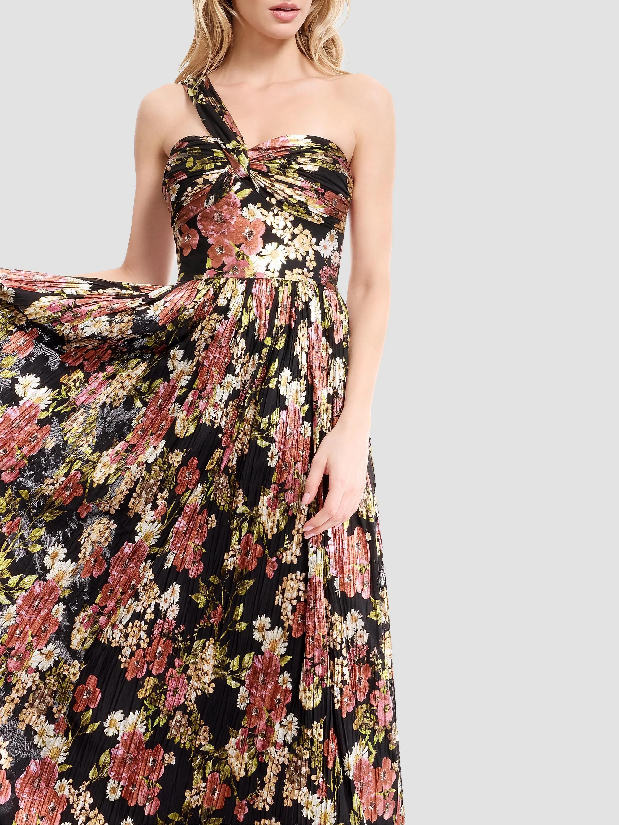 Dress The Population Idalia Floral One-Shoulder Gown | Saks Fifth