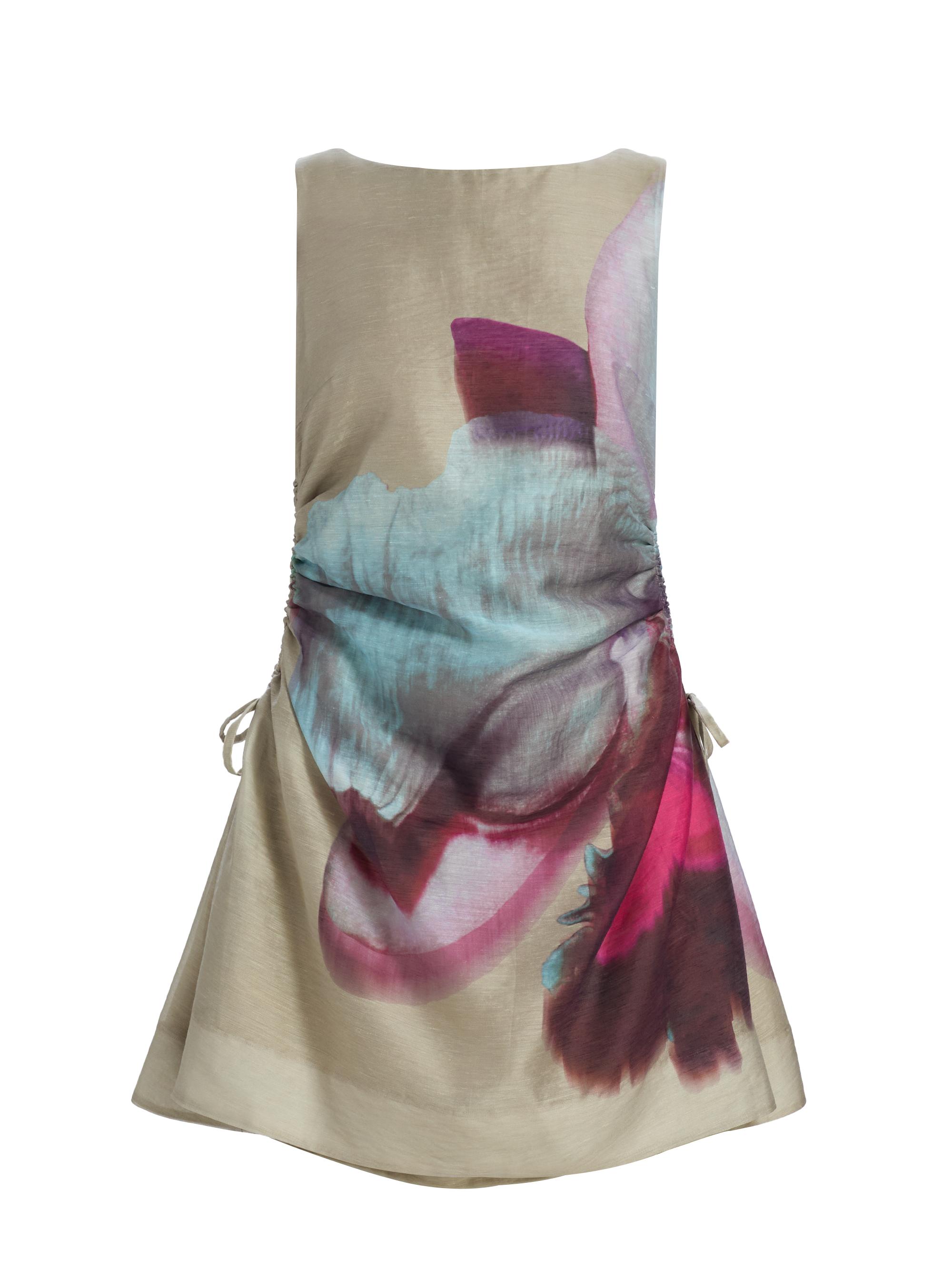 Amur Women's Waverlyn Ruched Minidress - Sage Orchid