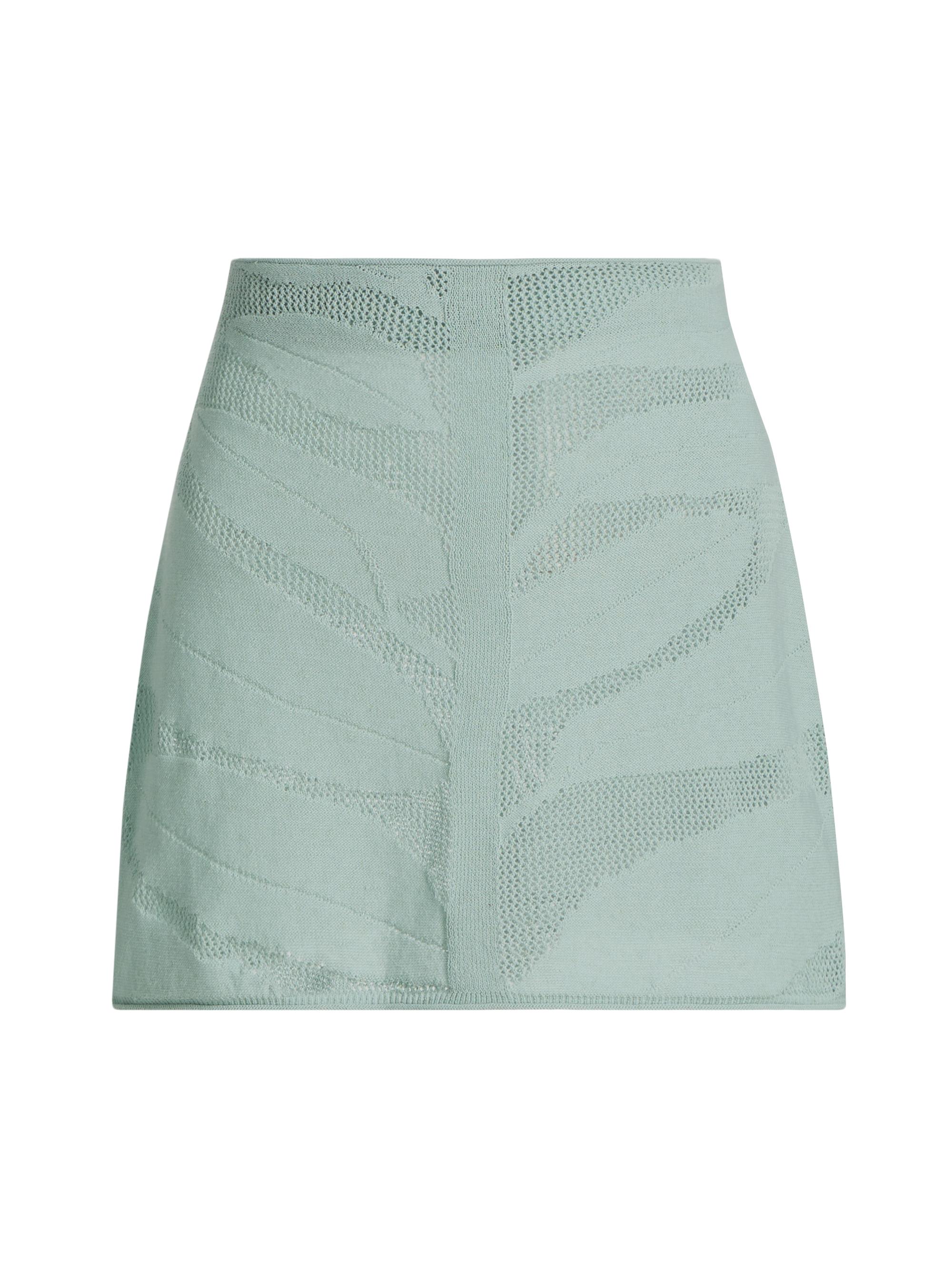 Amur Women's Xara Knit Miniskirt - Sage Petal