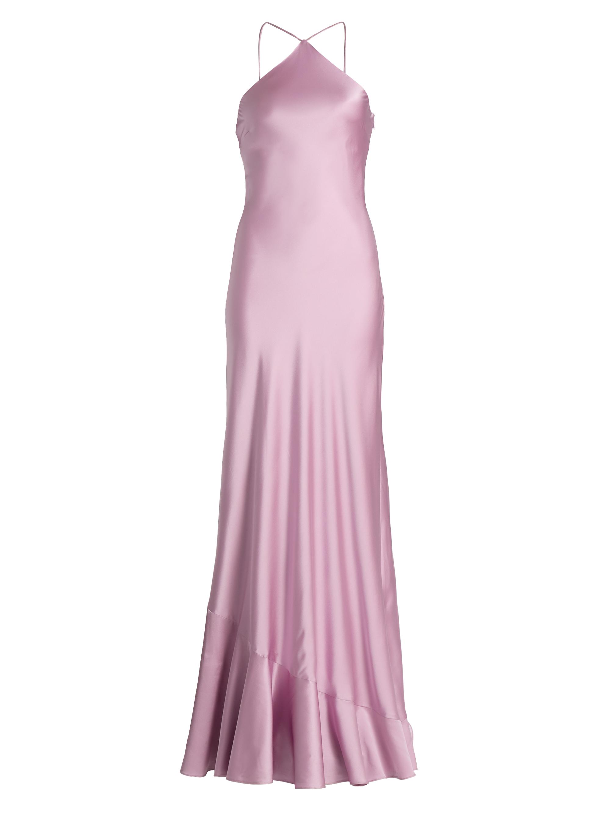 red satin lace dress Tina Holly Couture TE001 Red Satin Lace Up Back Formal Dress