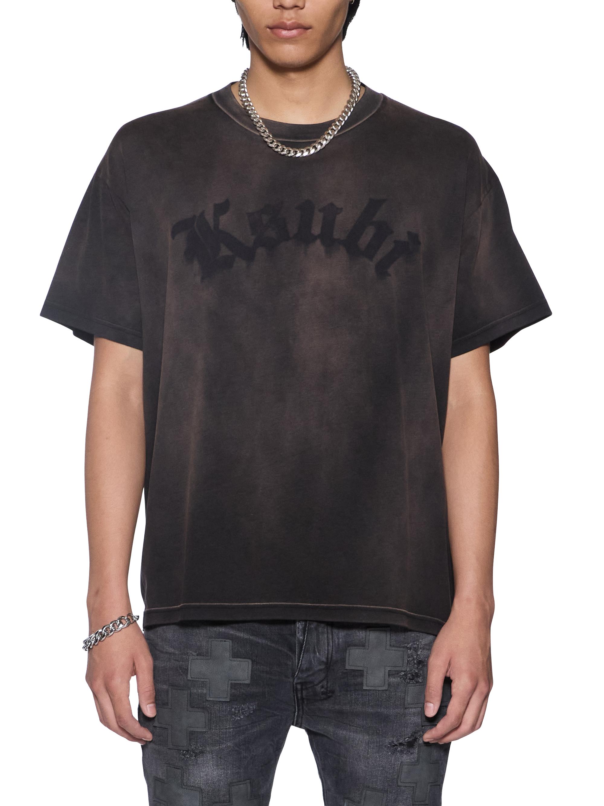 Ksubi Men's Future Memory Slub Sid Sunfade T-Shirt - Charcoal