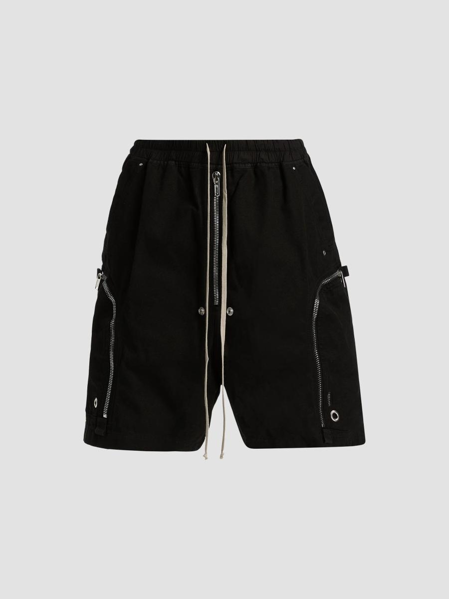 DRKSHDW by Rick Owens Bauhaus Pods Drawstring Denim Shorts | Saks