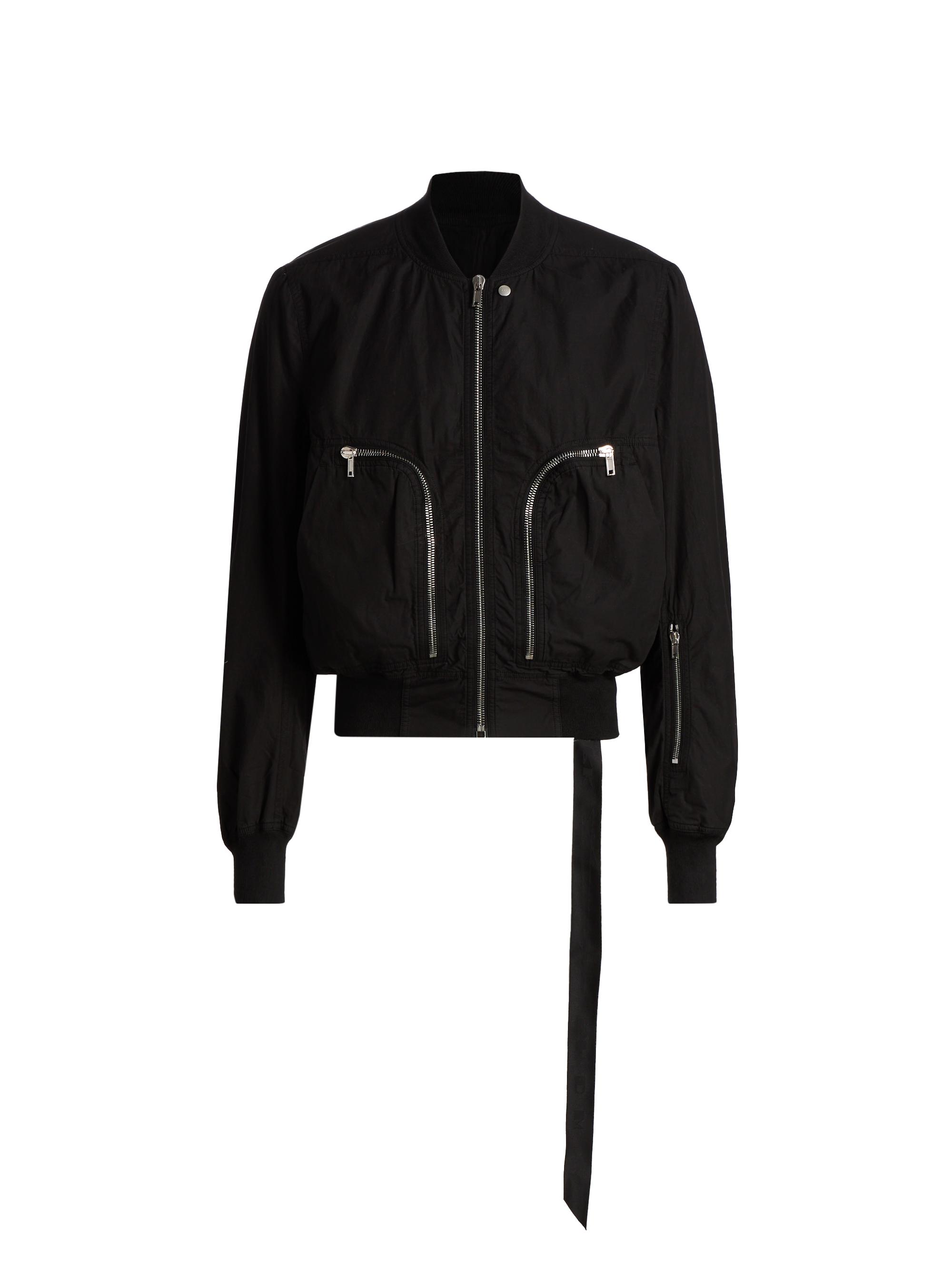 DRKSHDW by Rick Owens Men's Bauhaus Flight Bomber Jacket - Black