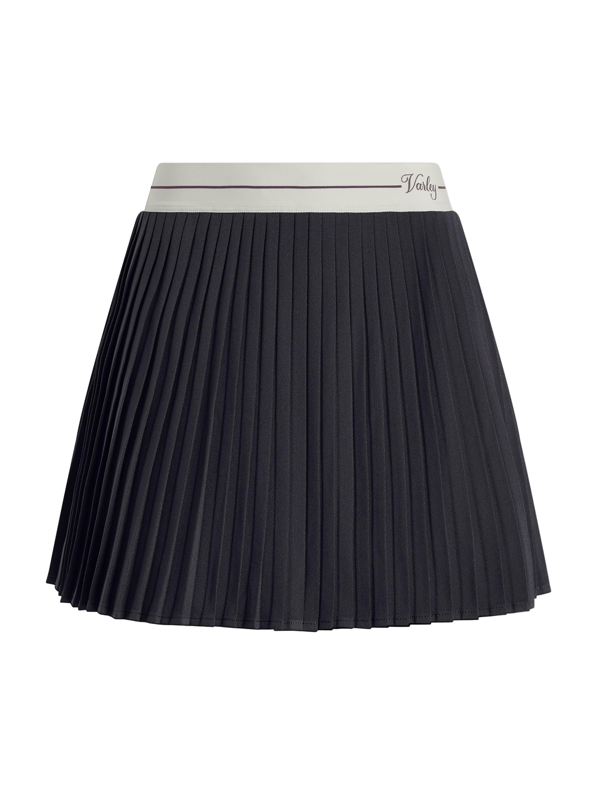 Varley Women's Clemency High-Rise Pleated Miniskort - Blue Nights
