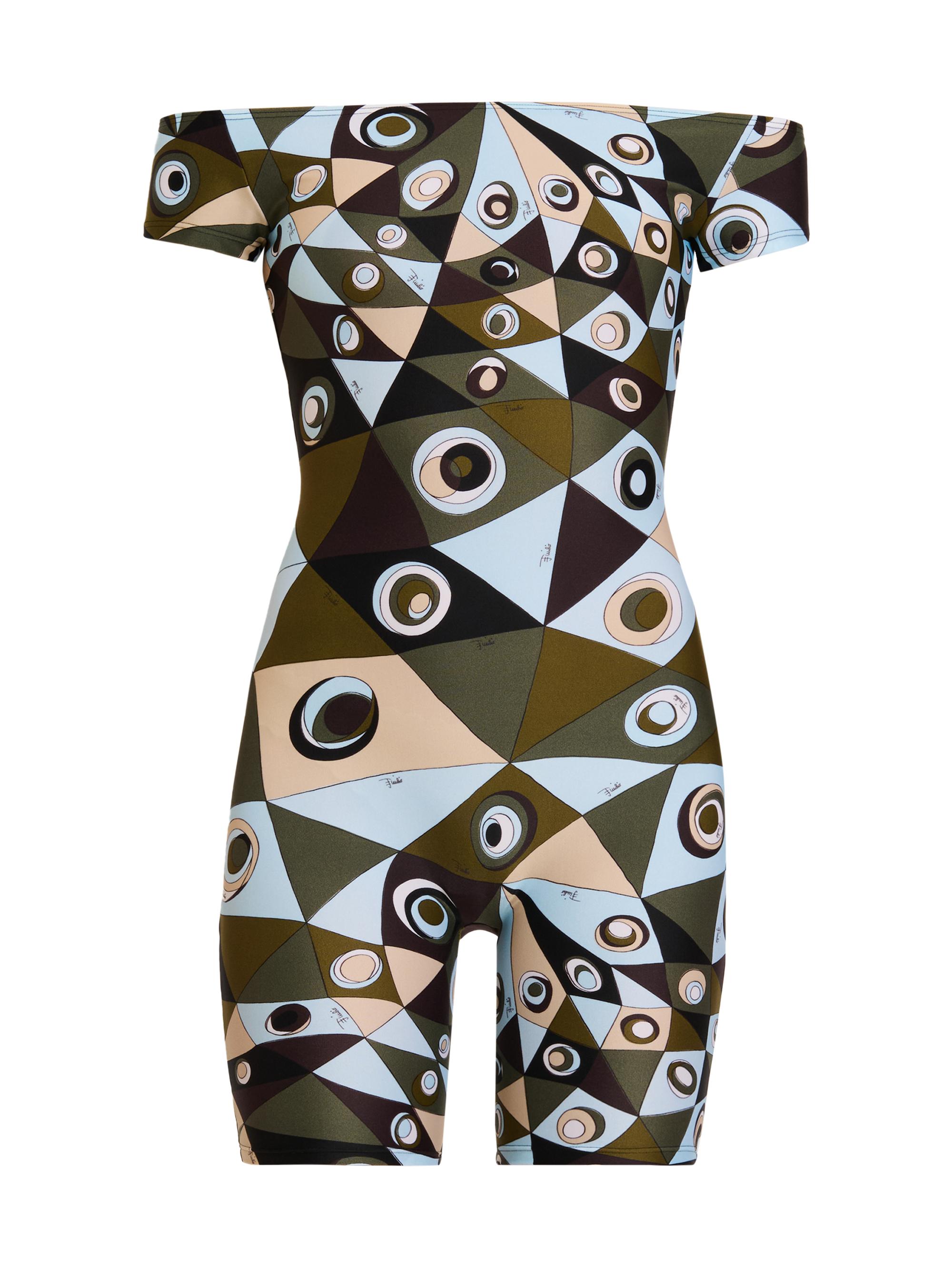 Pucci Women's L'Alba Printed Jumpsuit - Khaki Blue