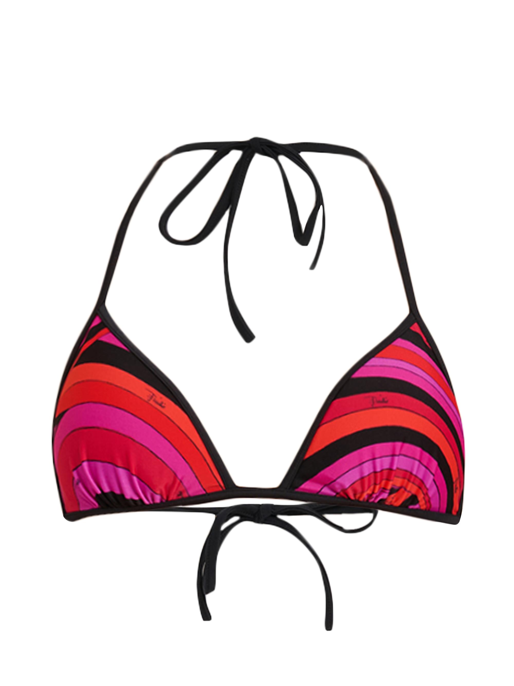 Pucci Women's L'Alba Printed Bikini Top - Fuchsia Black