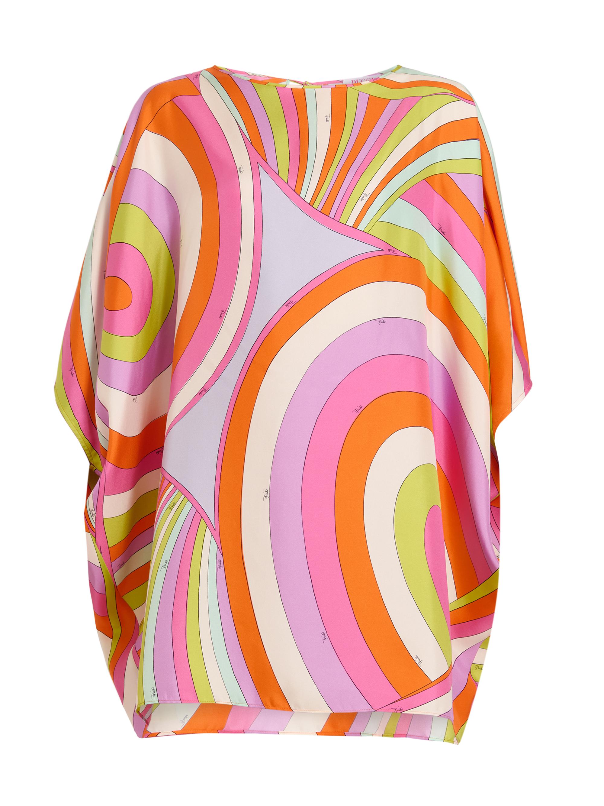 Pucci Women's L'Alba Abtsract-Print Silk Caftan