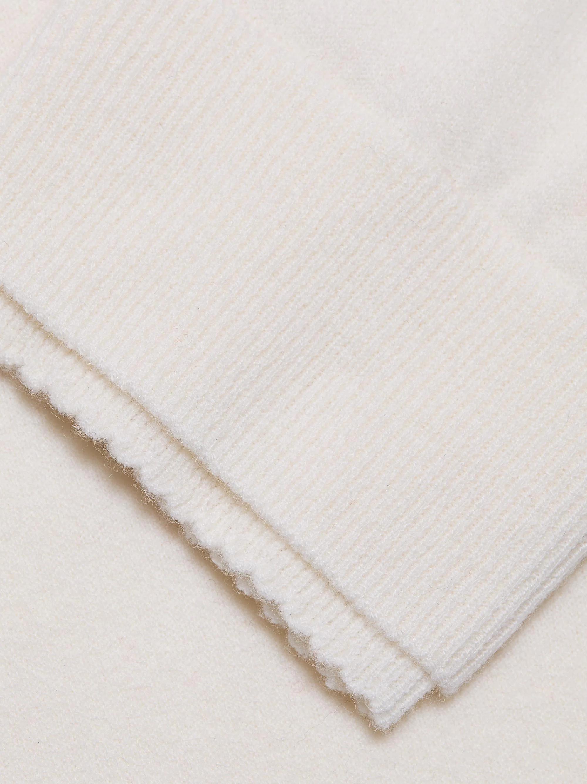 Vince Scallop Trim Wool-Cashmere Cardigan | Saks Fifth Avenue