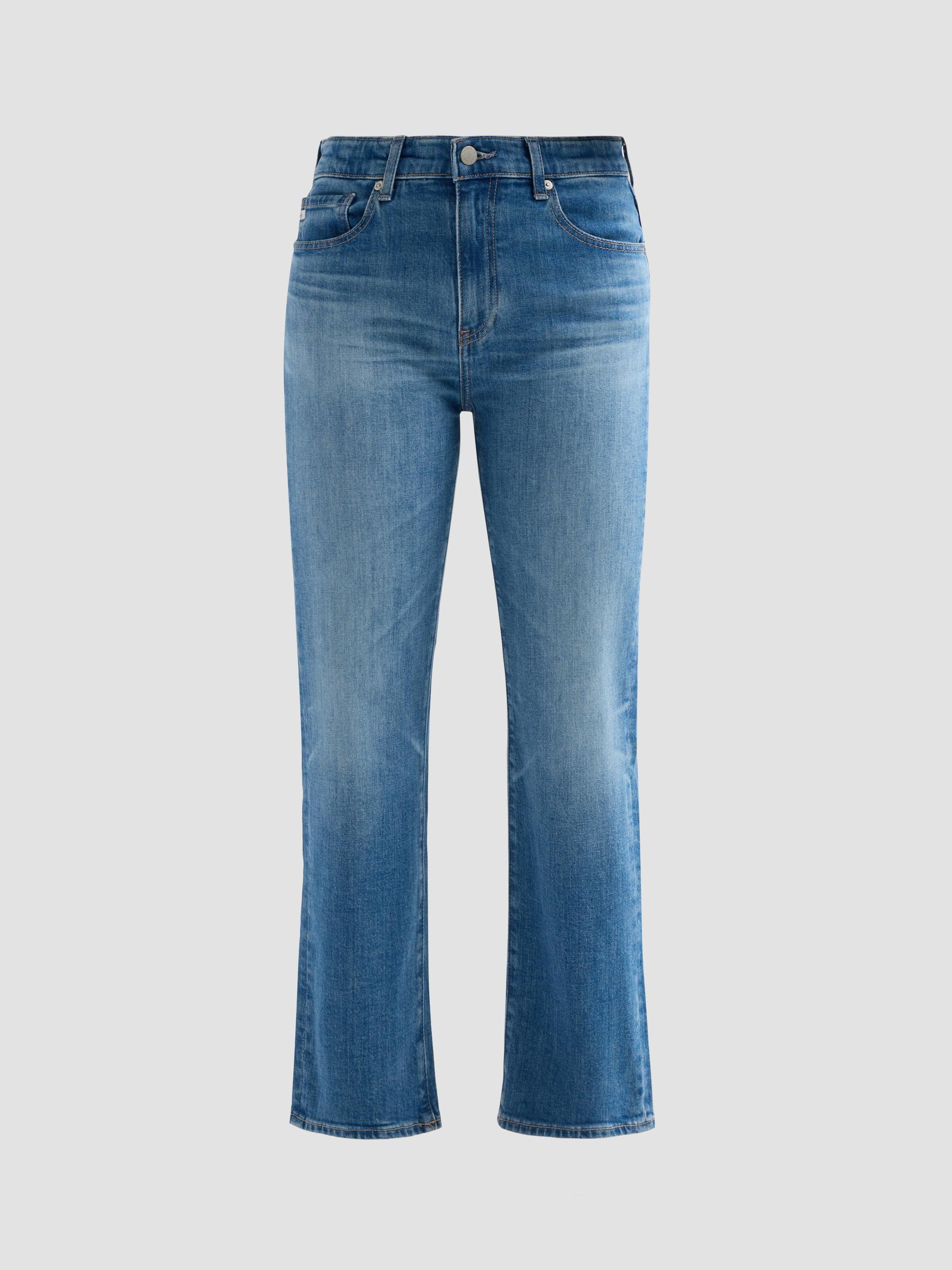 AG Jeans Women's Brinley Faded Wash Crop Jeans - Owens Valley | Thumbnail 6