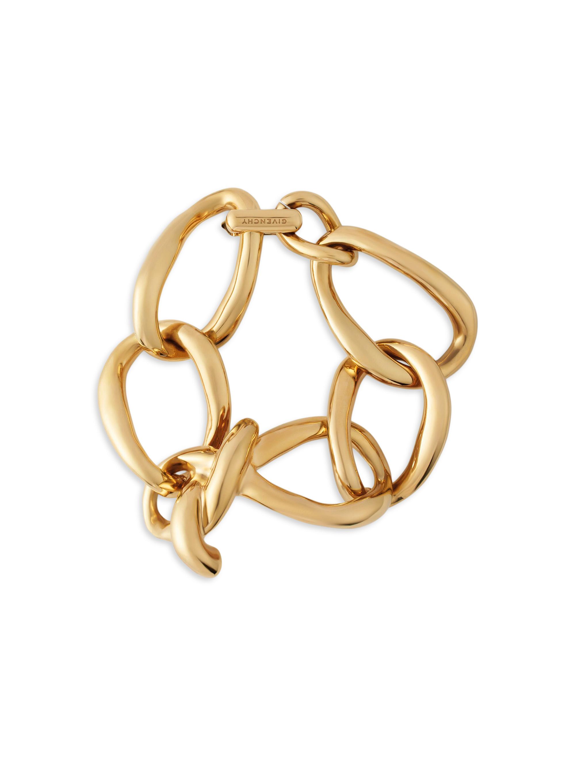 Givenchy Women's Chain Link Bracelet in Metal - Golden Yellow