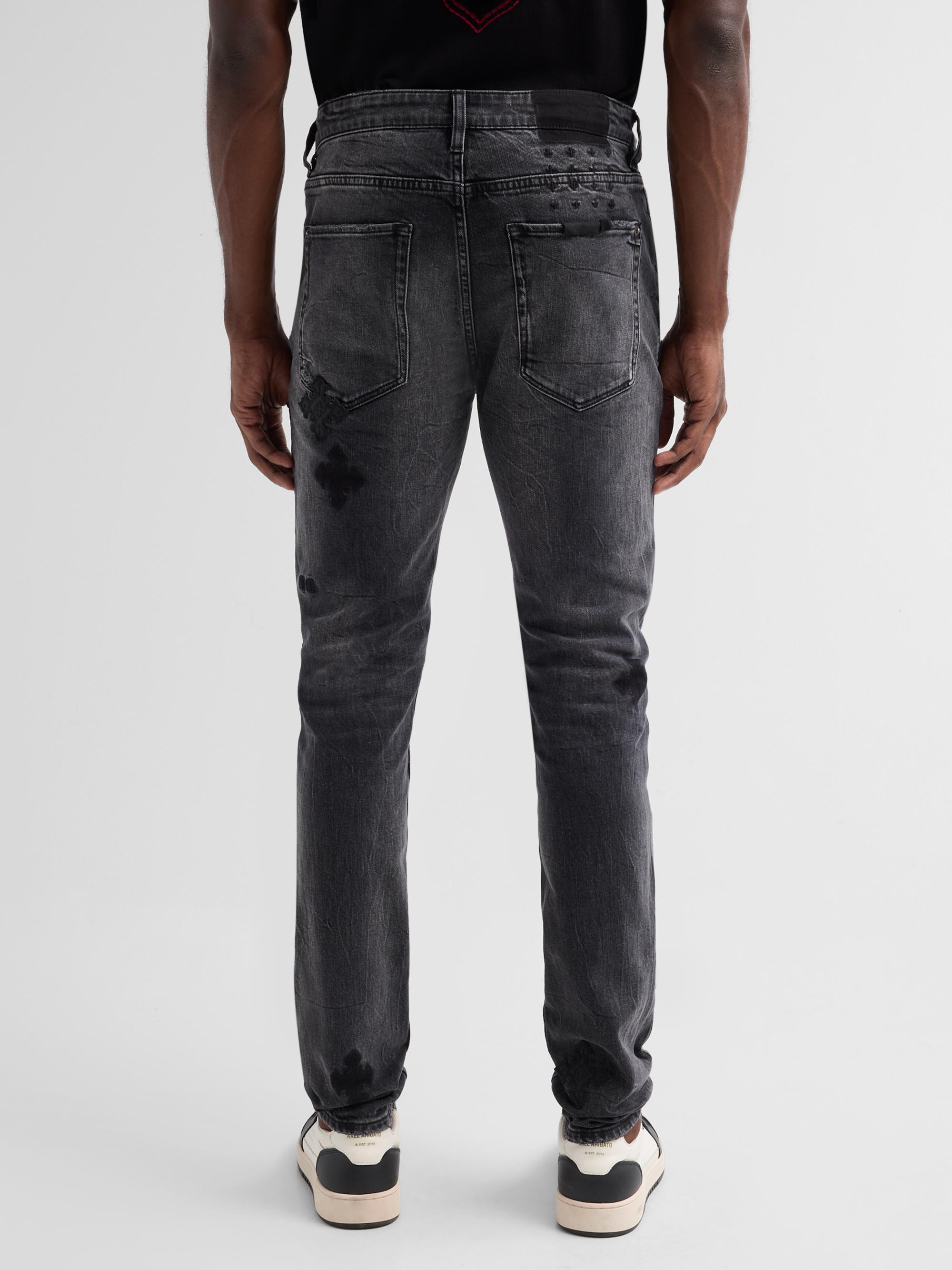 Ksubi Men's Van Winkle Blakk Metal Paise Jeans - Black | Thumbnail 3