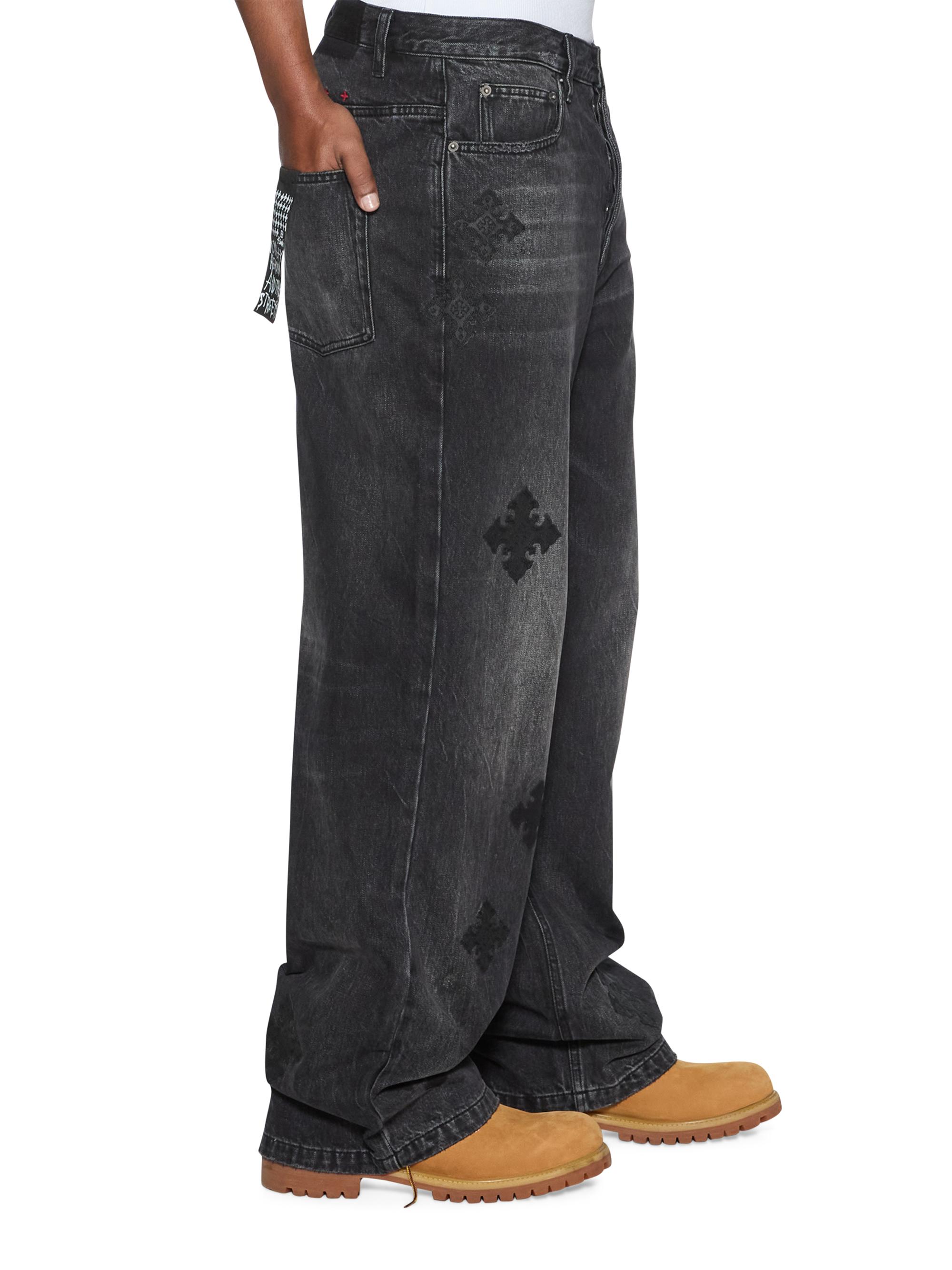 Ksubi Men's Maxx Blakk Metal Kraftwerk Exaggerated Jeans - Black | Thumbnail 2