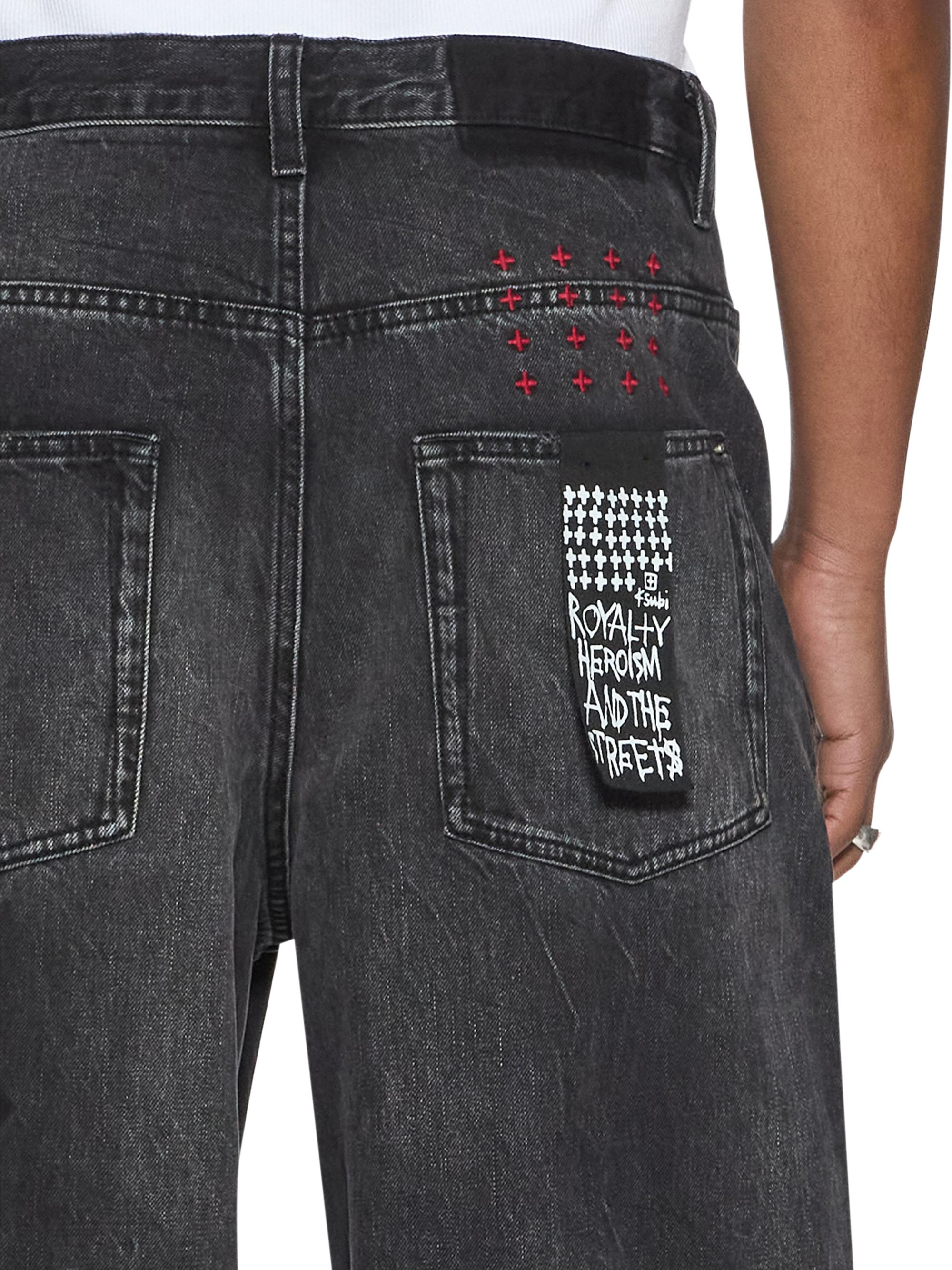 Ksubi Men's Maxx Blakk Metal Kraftwerk Exaggerated Jeans - Black | Thumbnail 5