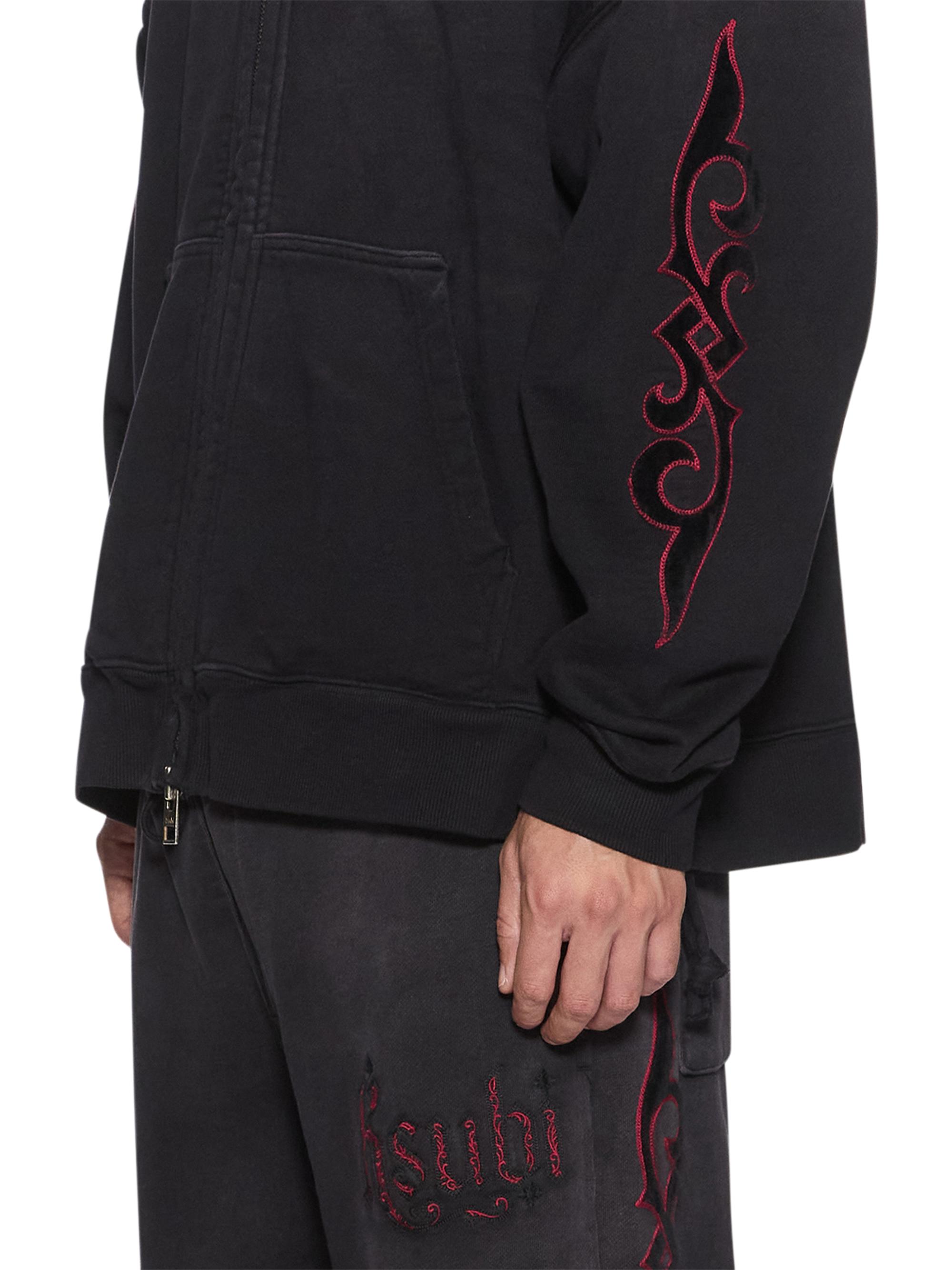 Ksubi Men's Paise Ekcess Cotton Hoodie - Black Fade | Thumbnail 4