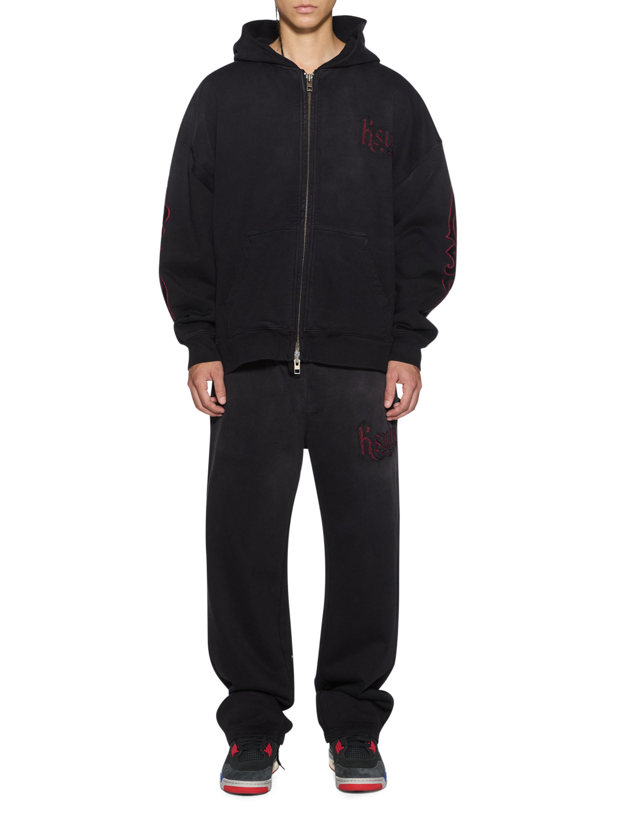 Ksubi Men's Paise Ekcess Cotton Hoodie - Black Fade | Thumbnail 2