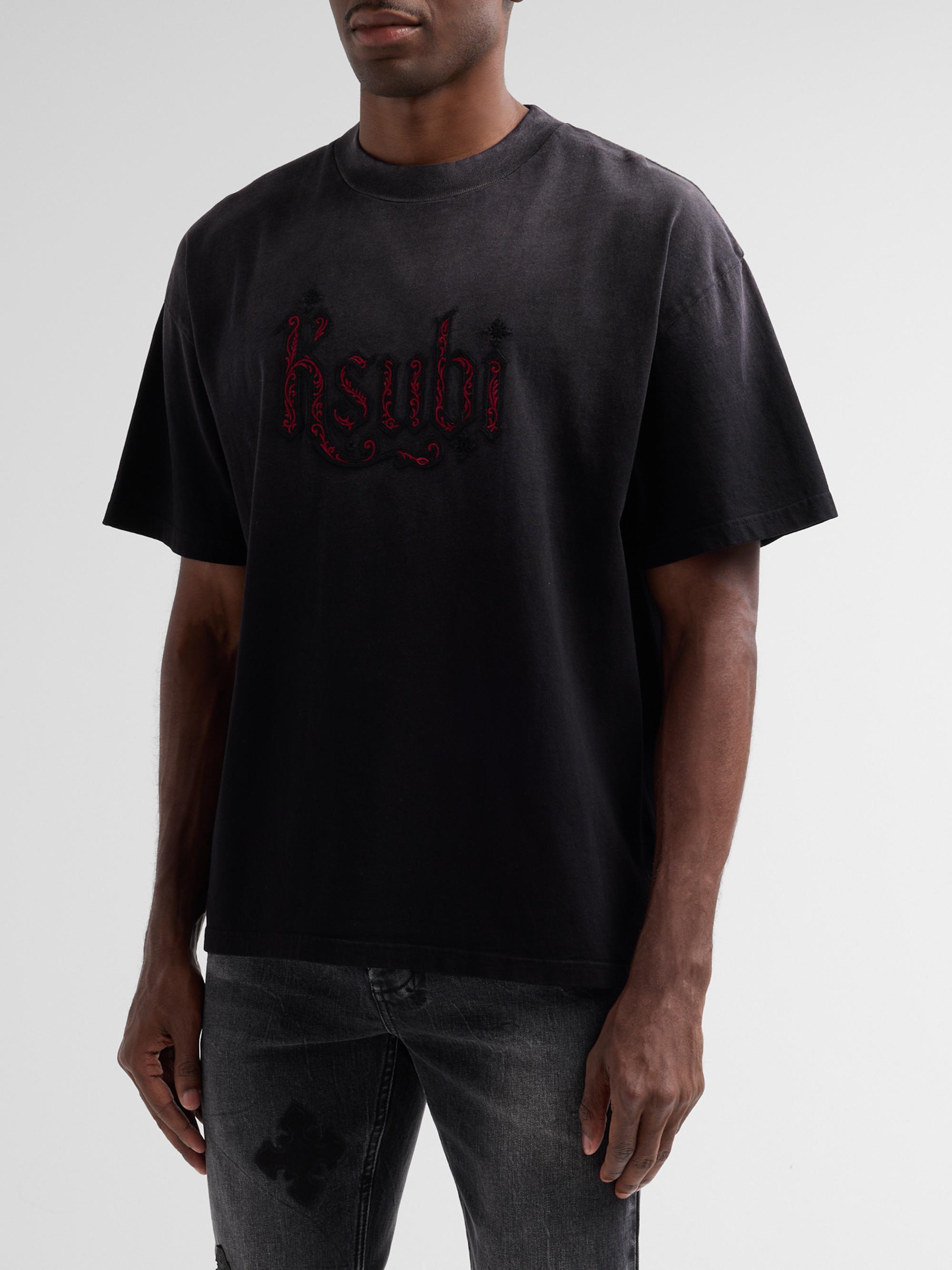 Ksubi Men's Paise Ekcess Cotton T-Shirt - Charcoal | Thumbnail 4