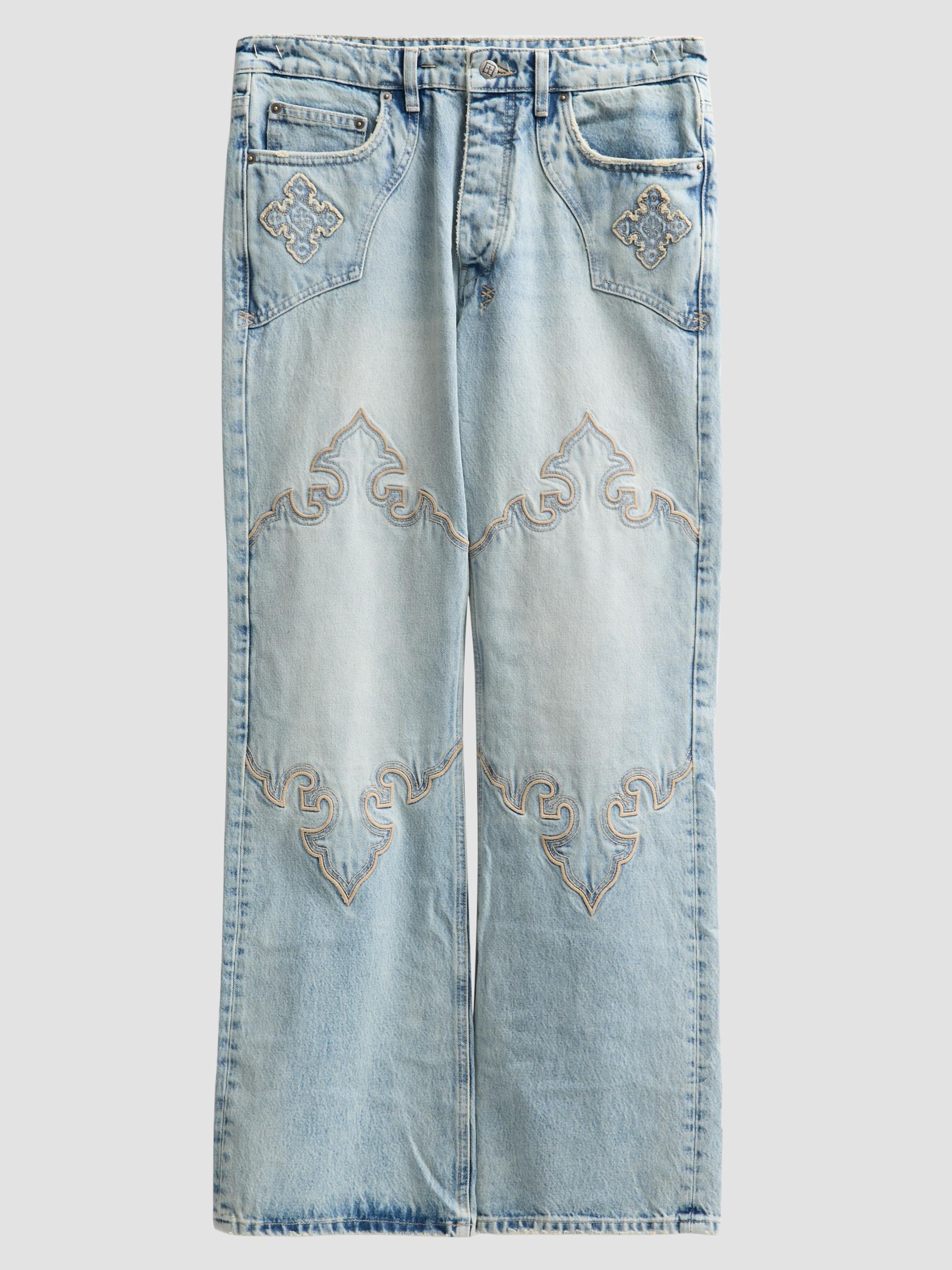 Ksubi Men's Toro Krystal Blue Bootcut Jeans - Denim | Thumbnail 6