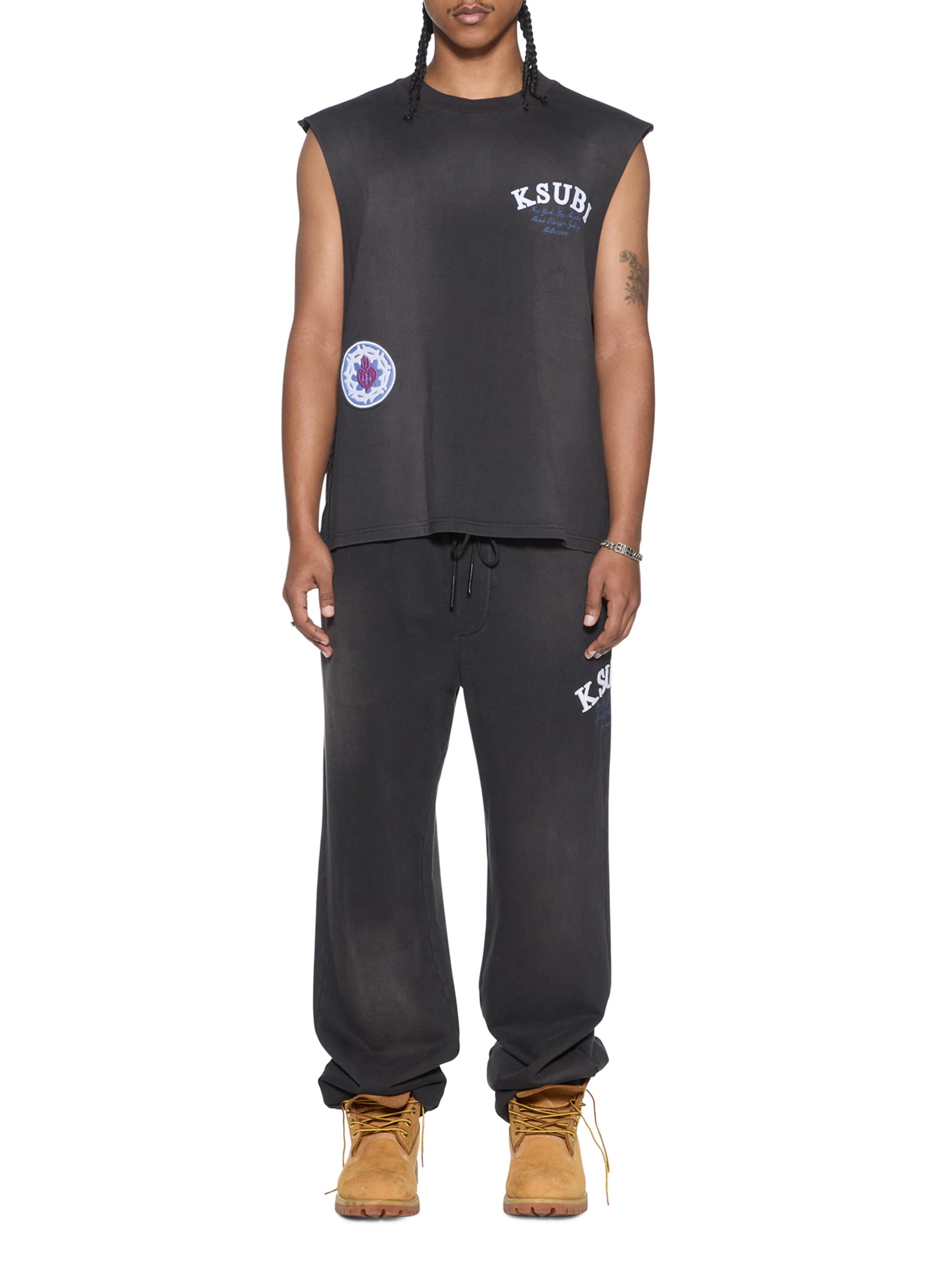 Ksubi Men's Genesis Ekcess Muscle T-Shirt - Charcoal | Thumbnail 2