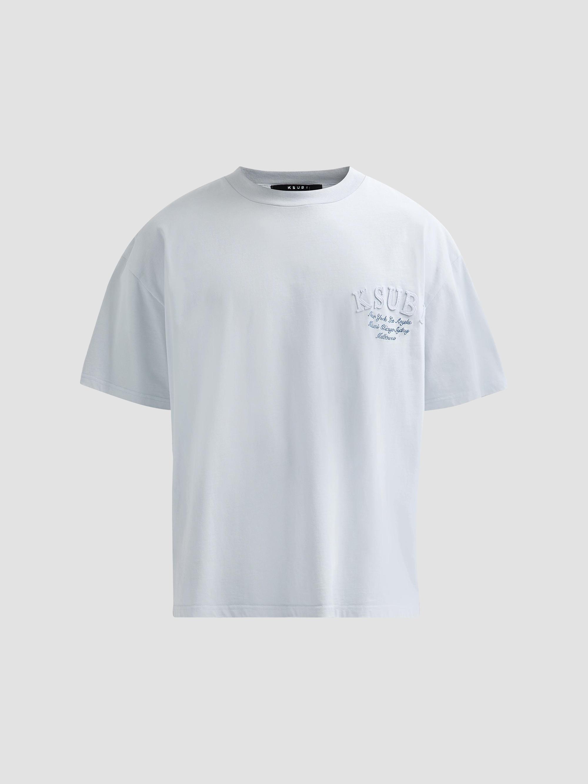 Ksubi Men's Stellar Ekcess Crewneck T-Shirt - Blue | Thumbnail 6