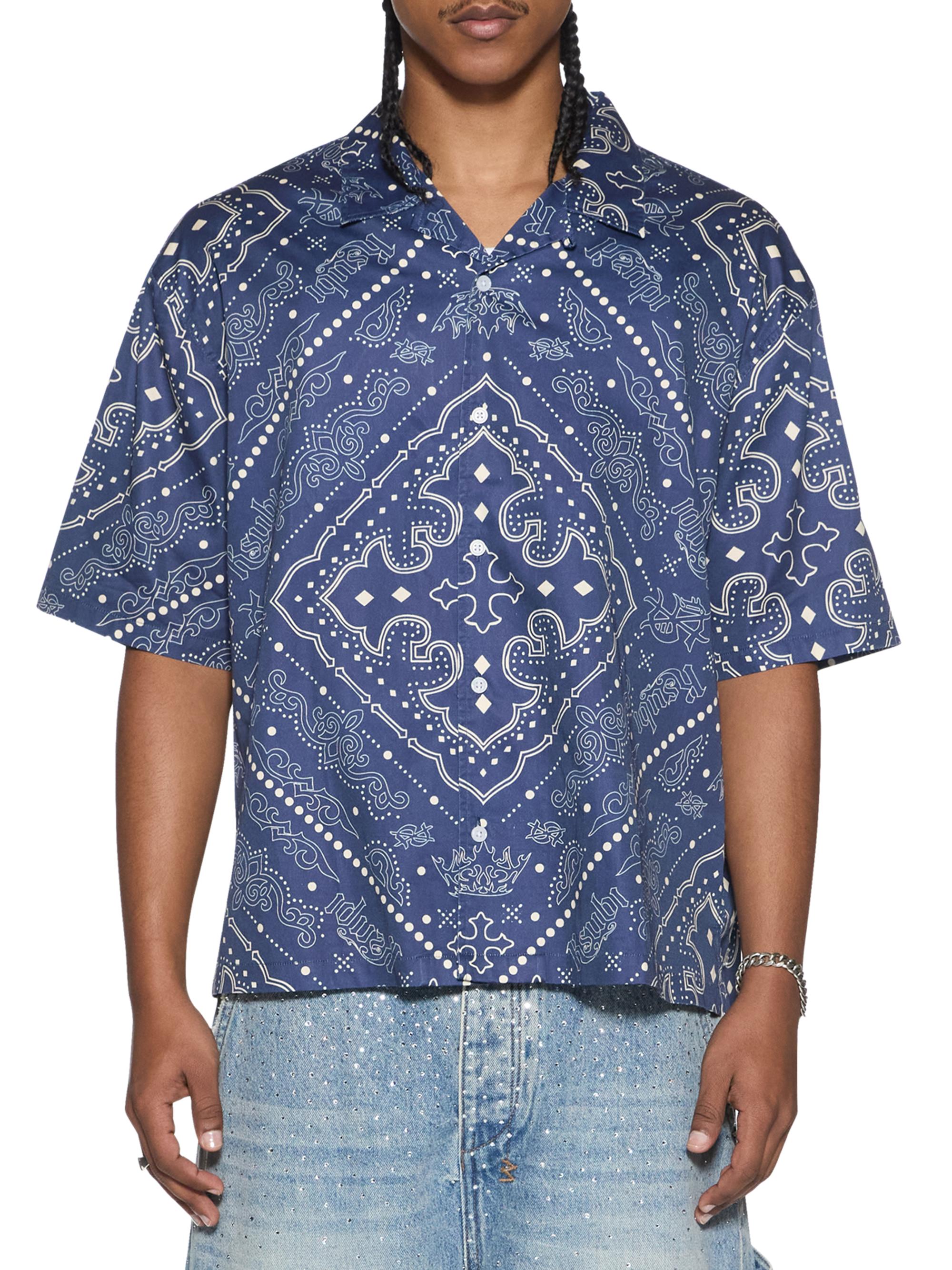 Ksubi Men's Paise Diner Short-Sleeve Shirt - Navy