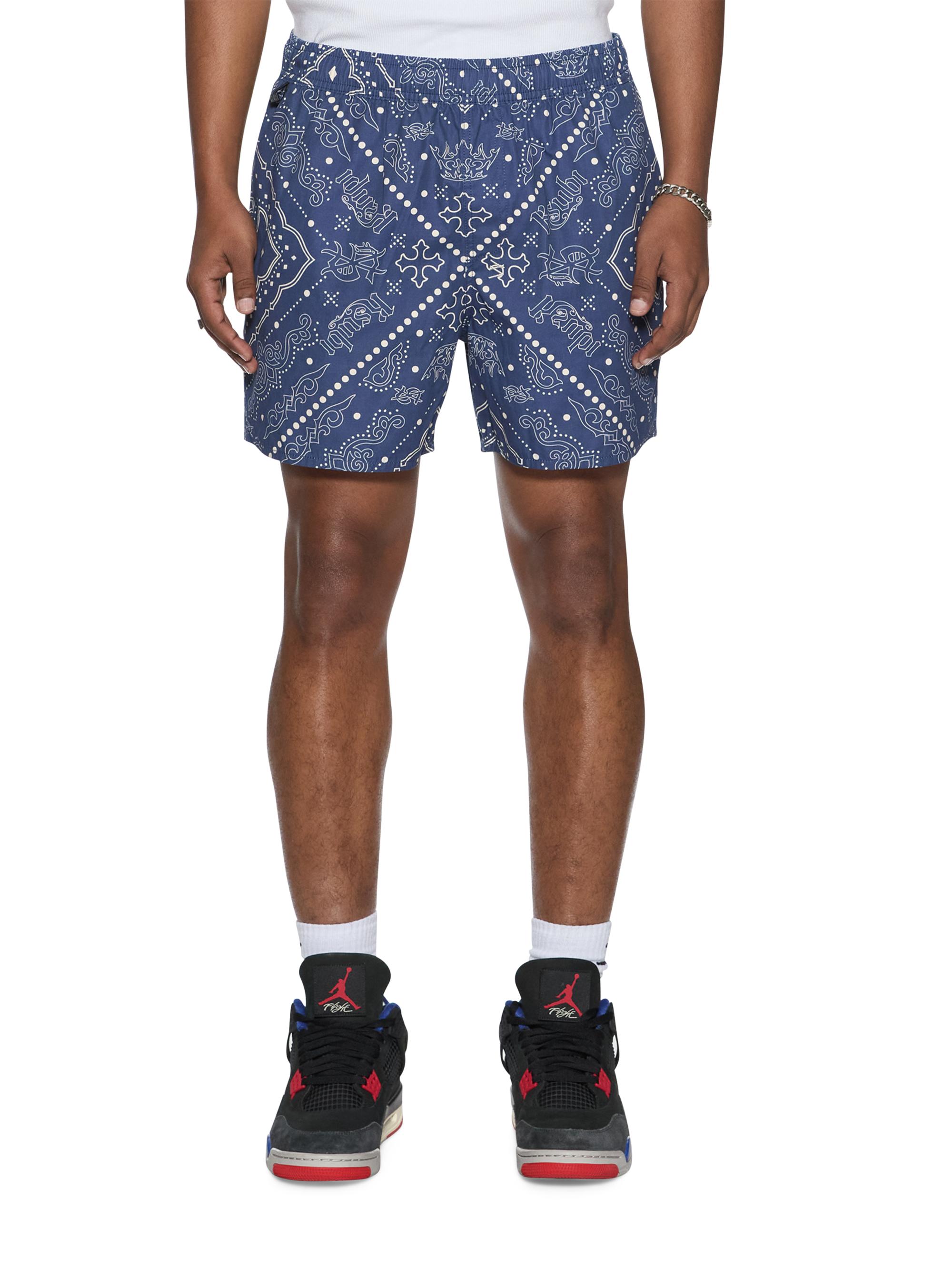 Ksubi Men's Paise Paisley Boardshorts - Navy