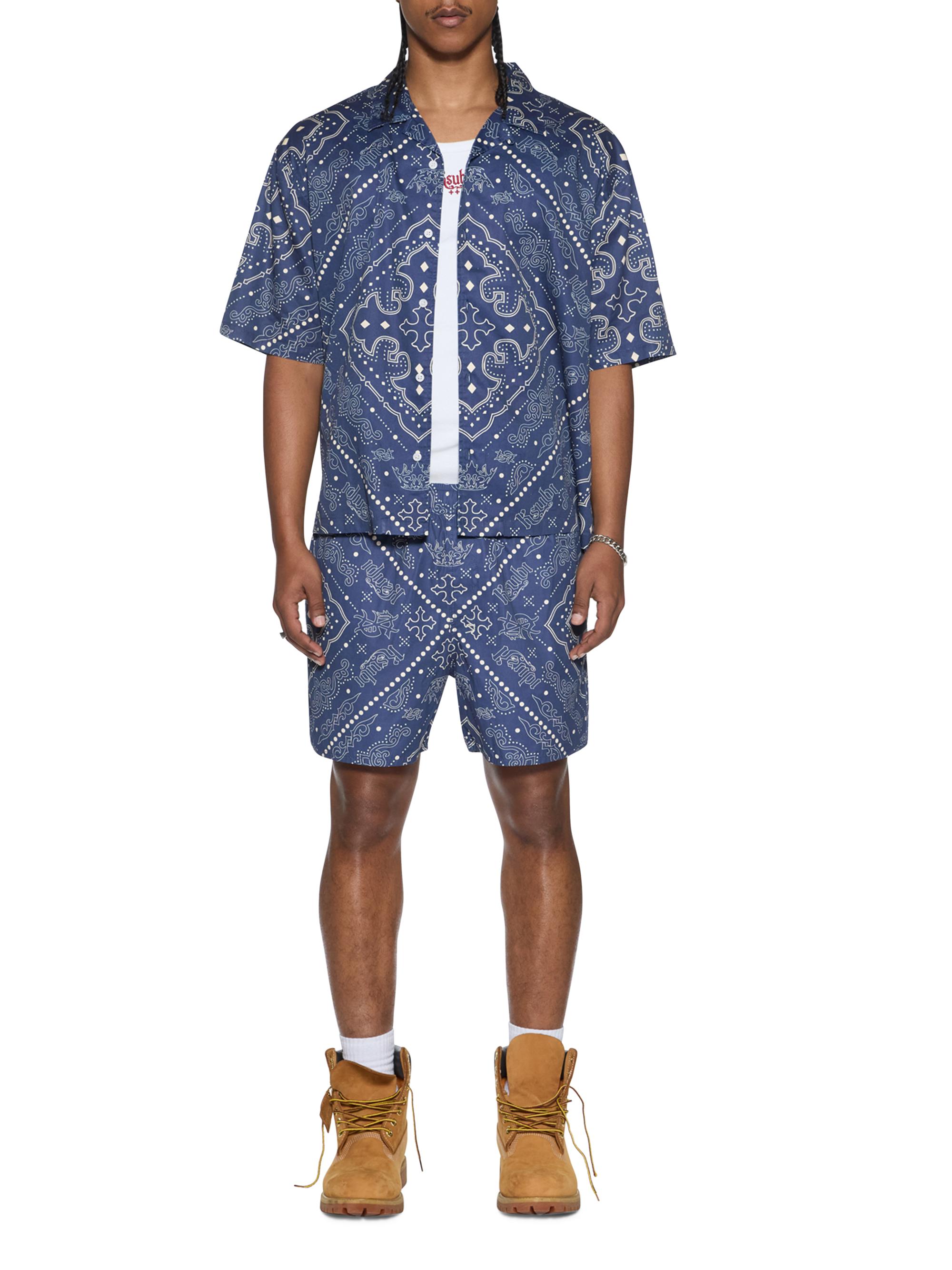 Ksubi Men's Paise Paisley Boardshorts - Navy | Thumbnail 2