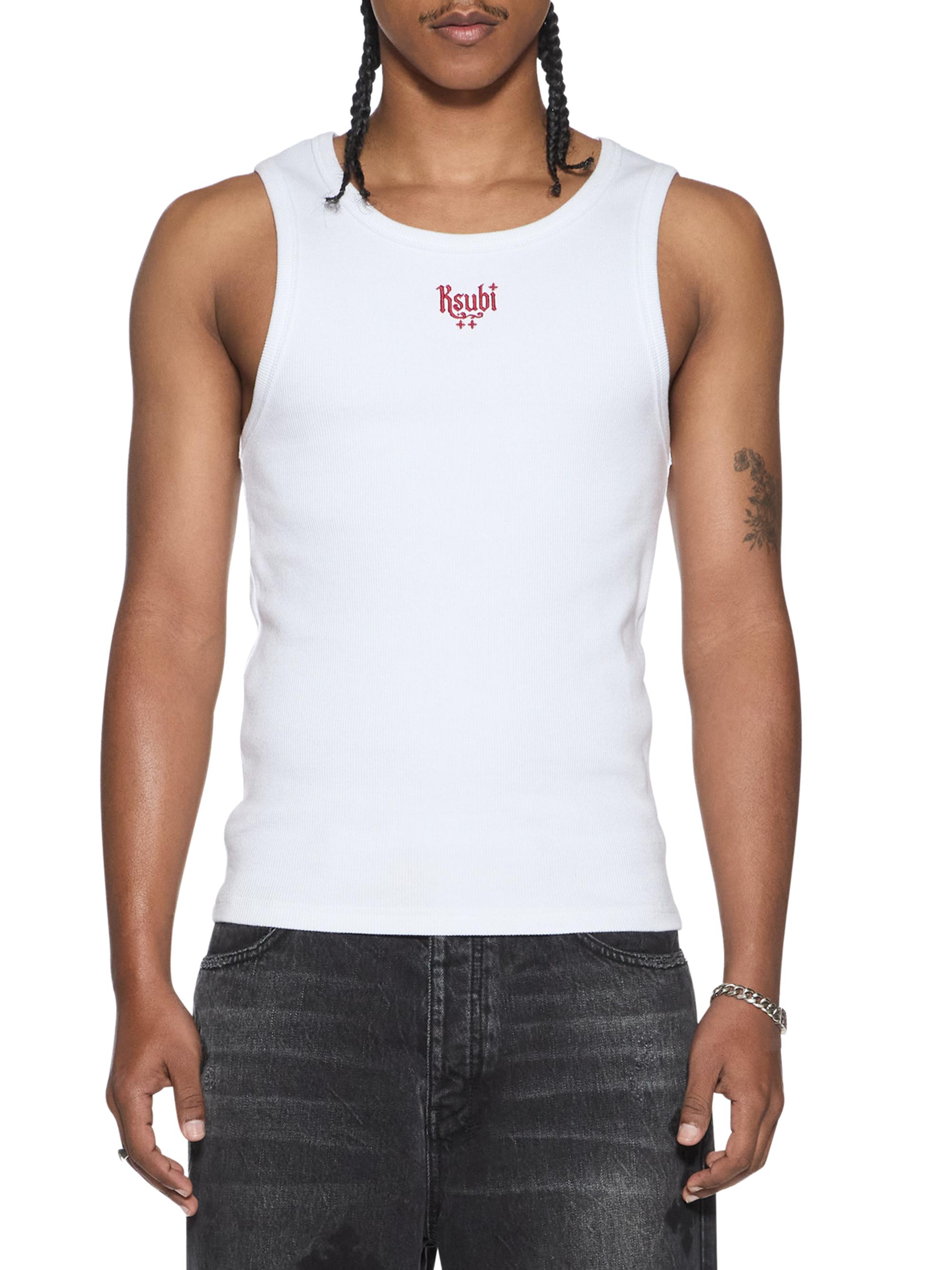 Ksubi Men's Paise Halen Singlet Tank - White