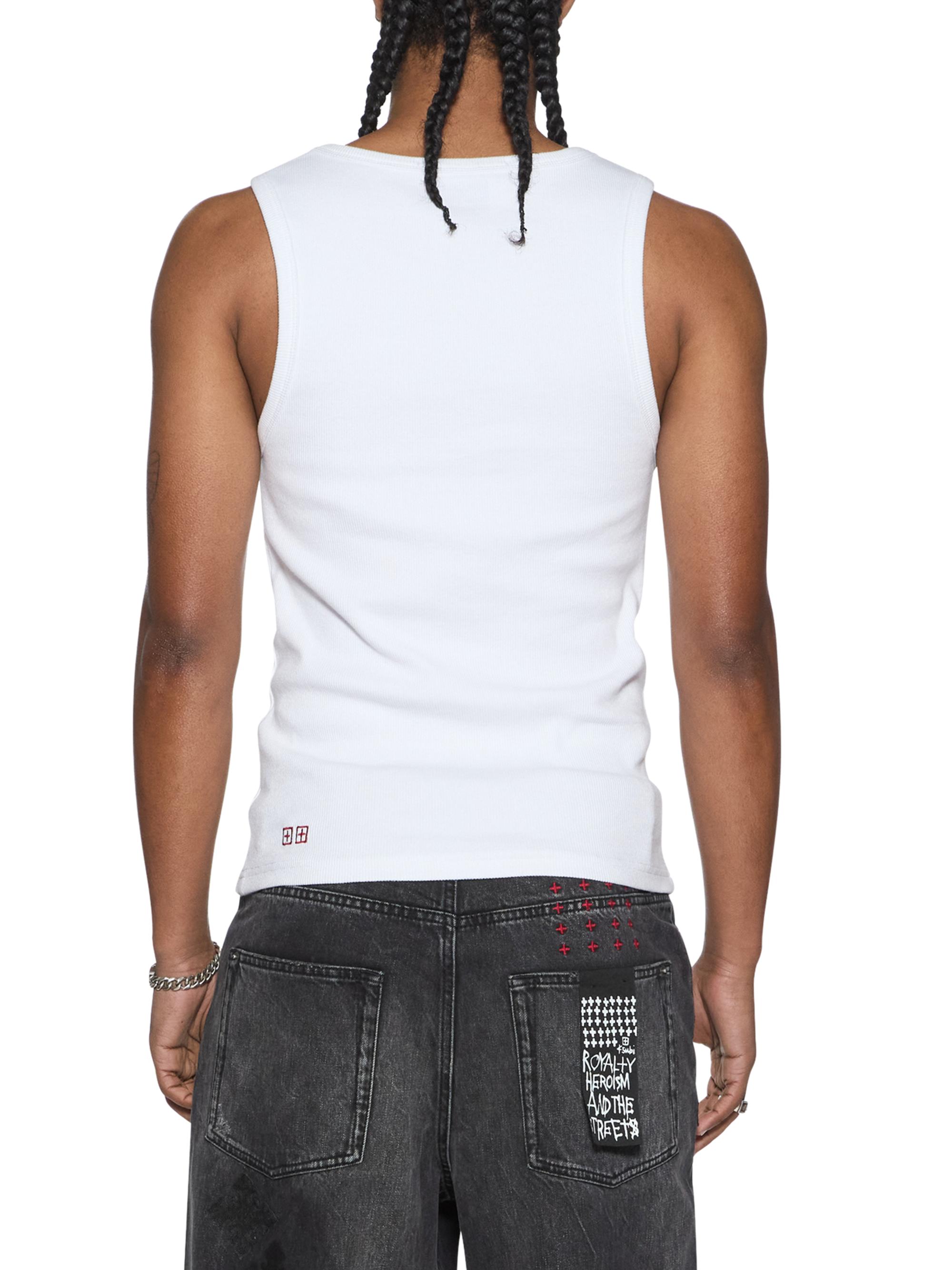 Ksubi Men's Paise Halen Singlet Tank - White | Thumbnail 4