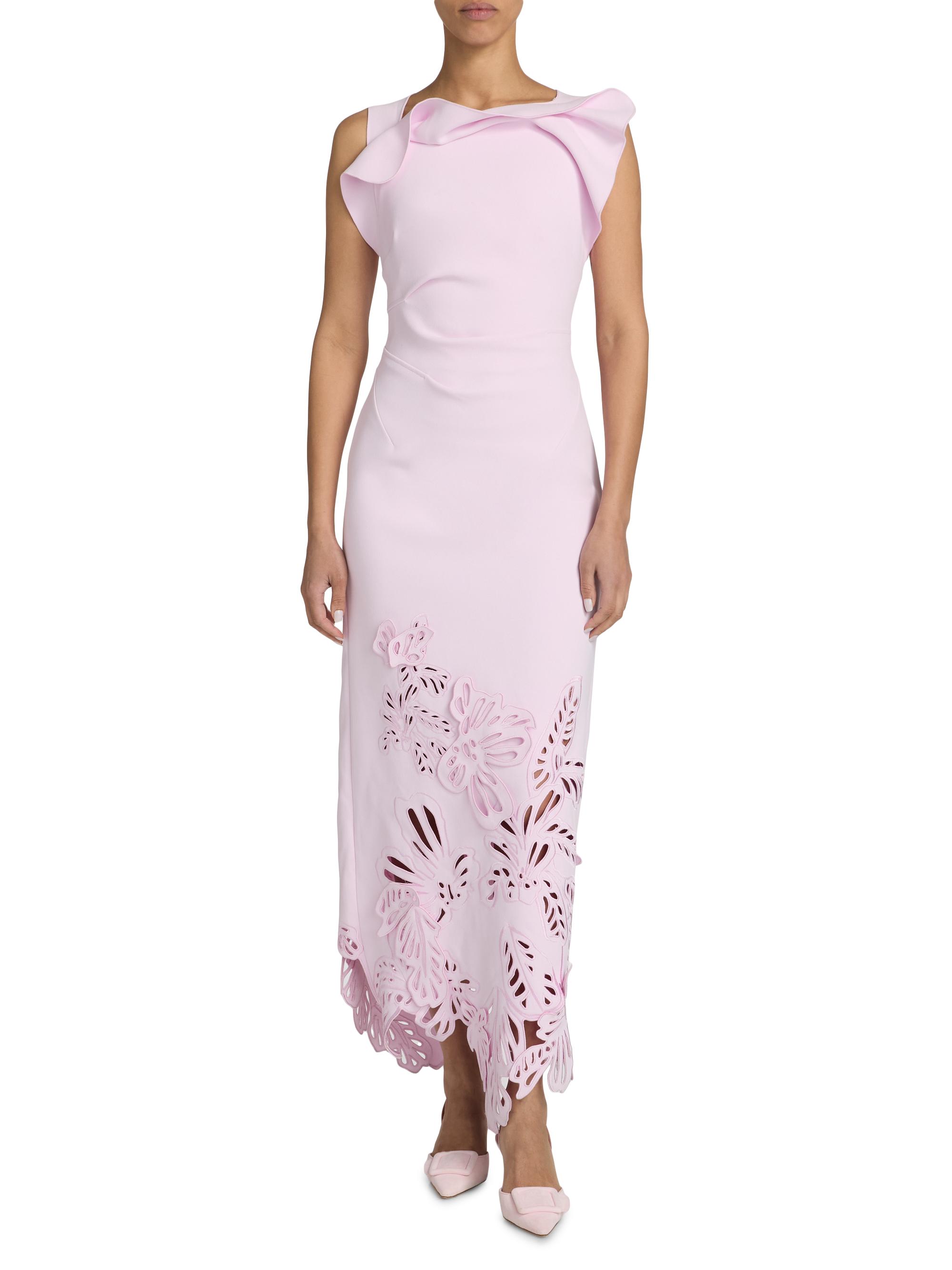 Lessonhall Embellished Asymmetric Maxi Dress