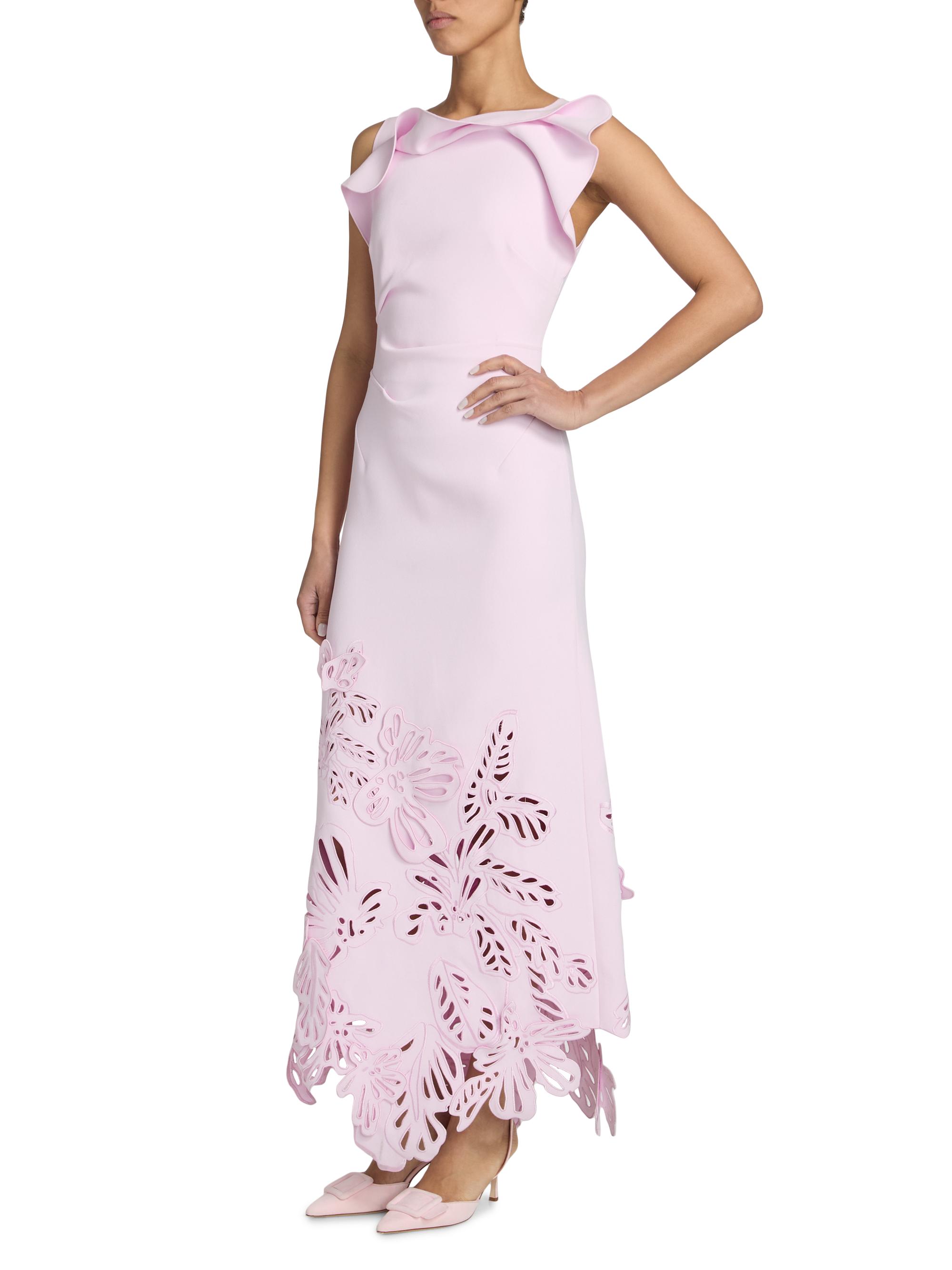 Lessonhall Embellished Asymmetric Maxi Dress