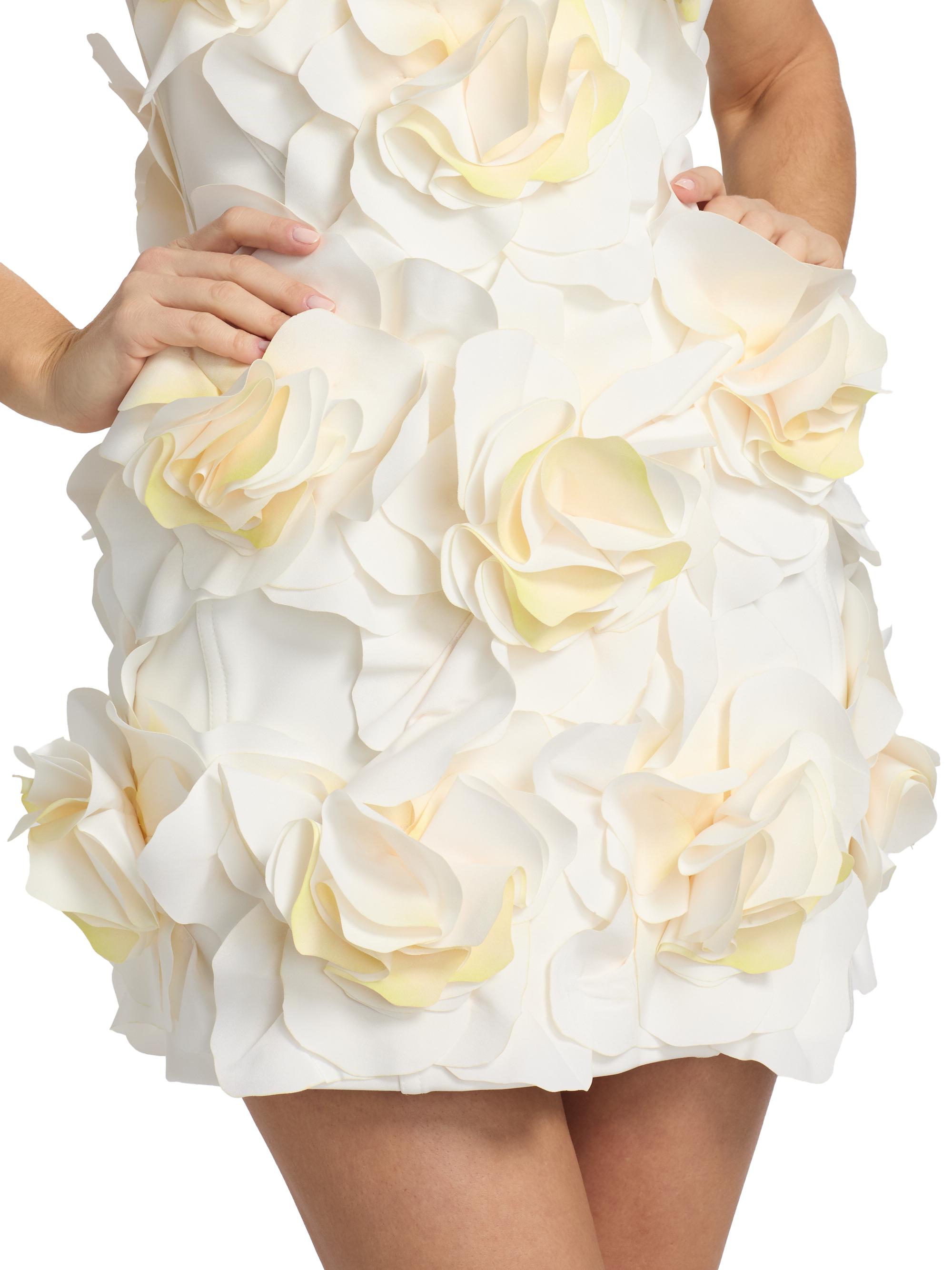 acler 3d floral mini dress Acler Isla 3D Flower Mini Dress by Acler