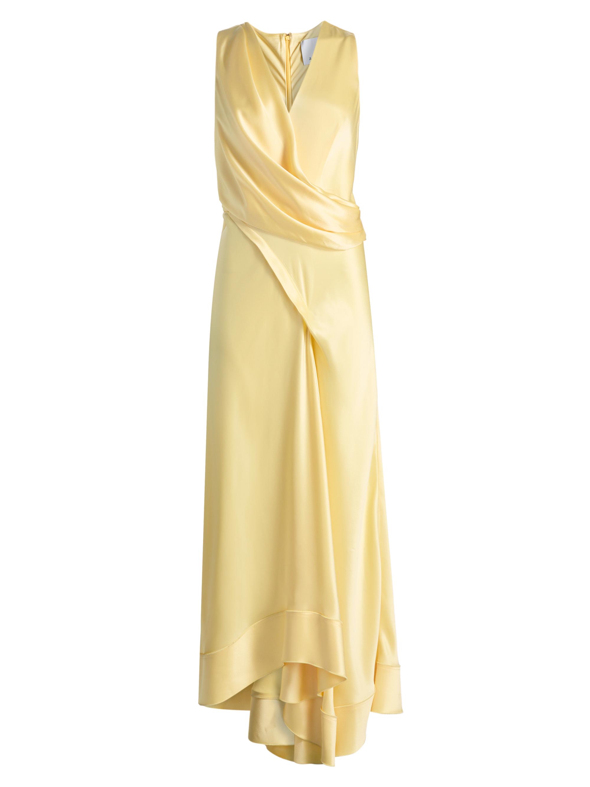 Eastoncroft Draped Satin Maxi Dress