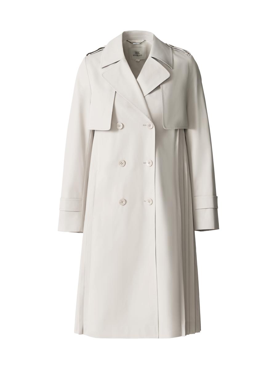 Soia & Kyo Elanor Pleated Trench Coat | Saks Fifth Avenue