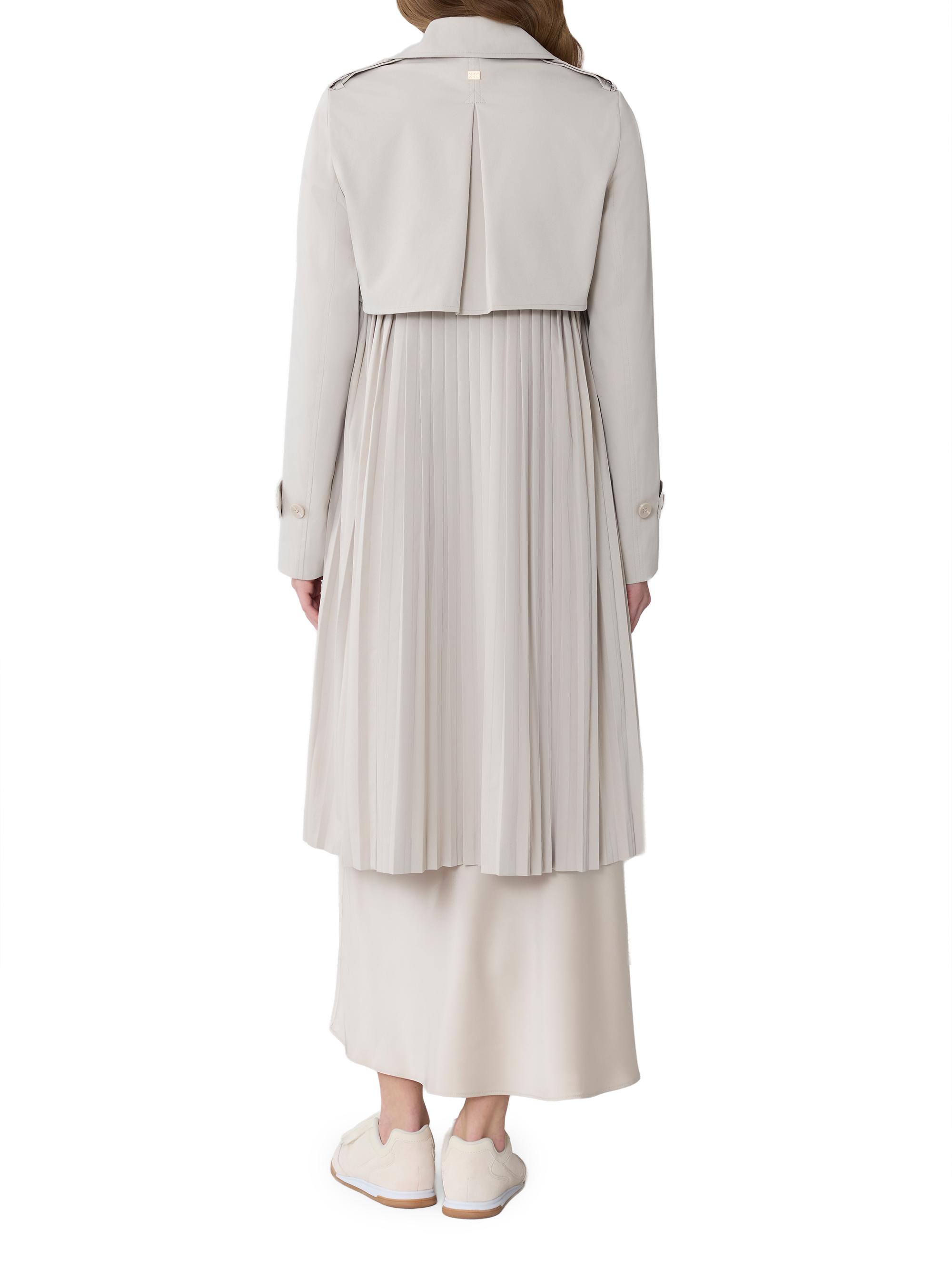Soia & Kyo Elanor Pleated Trench Coat | Saks Fifth Avenue