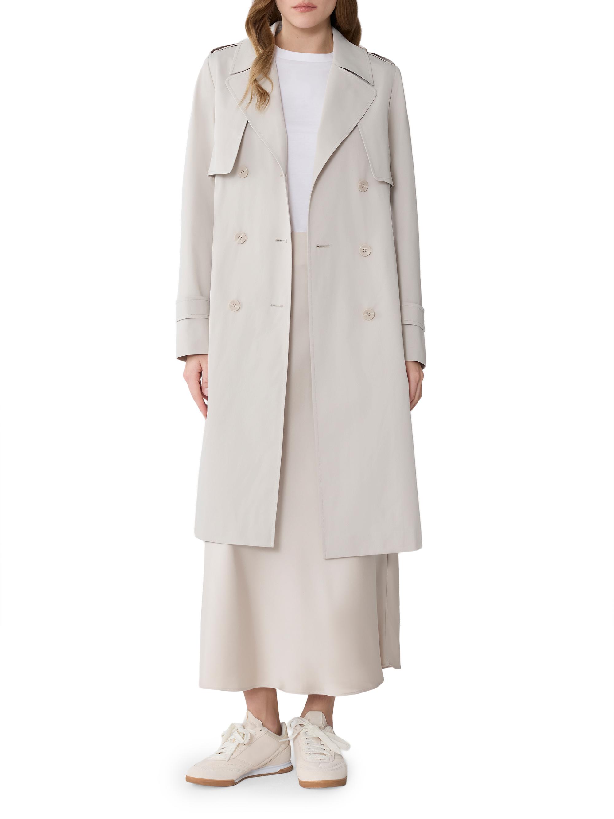 Soia & Kyo Elanor Pleated Trench Coat | Saks Fifth Avenue