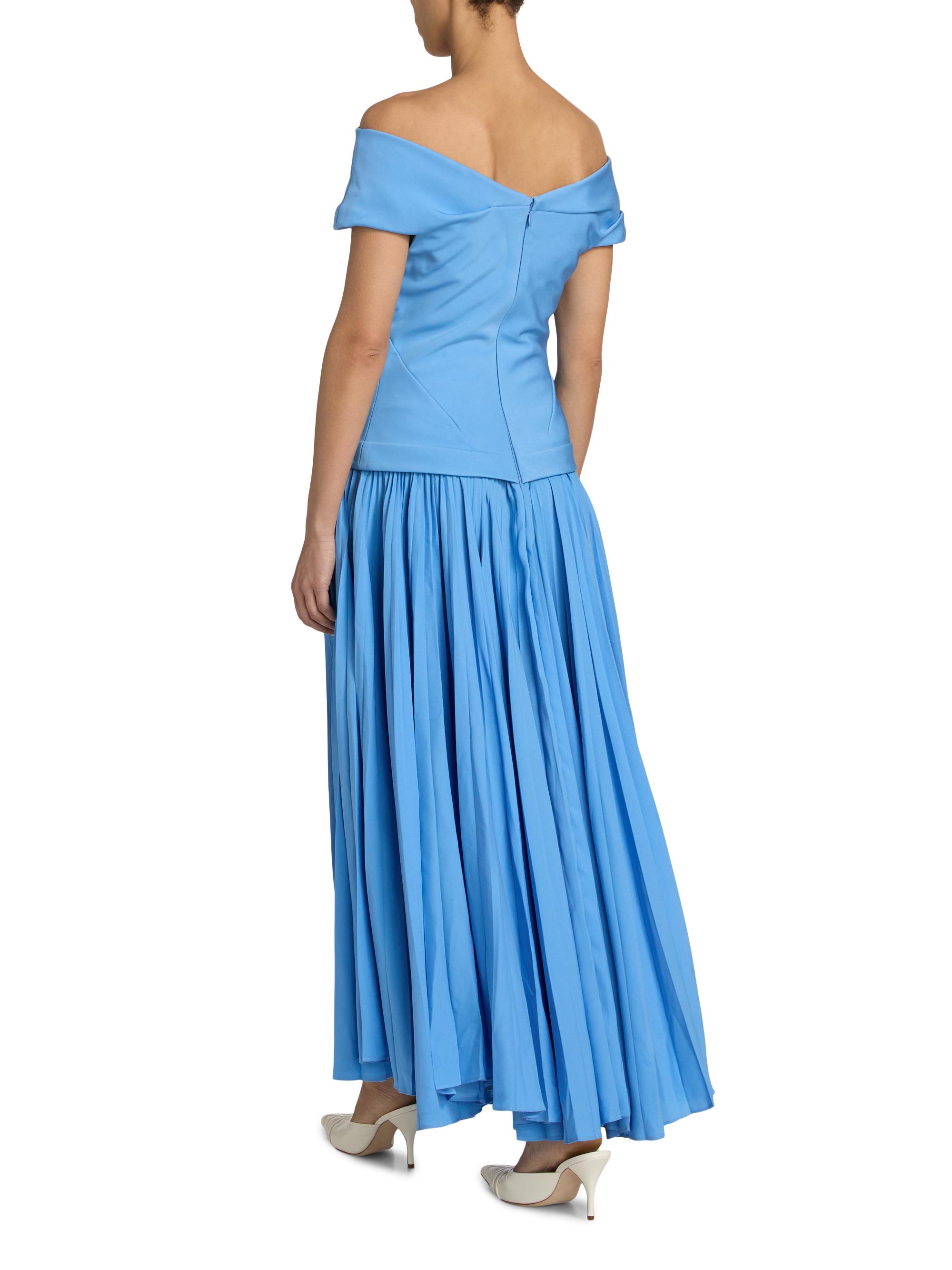Acler Haileypark Off-The-Shoulder Drop-Waist Maxi Dress | Saks Fifth Avenue