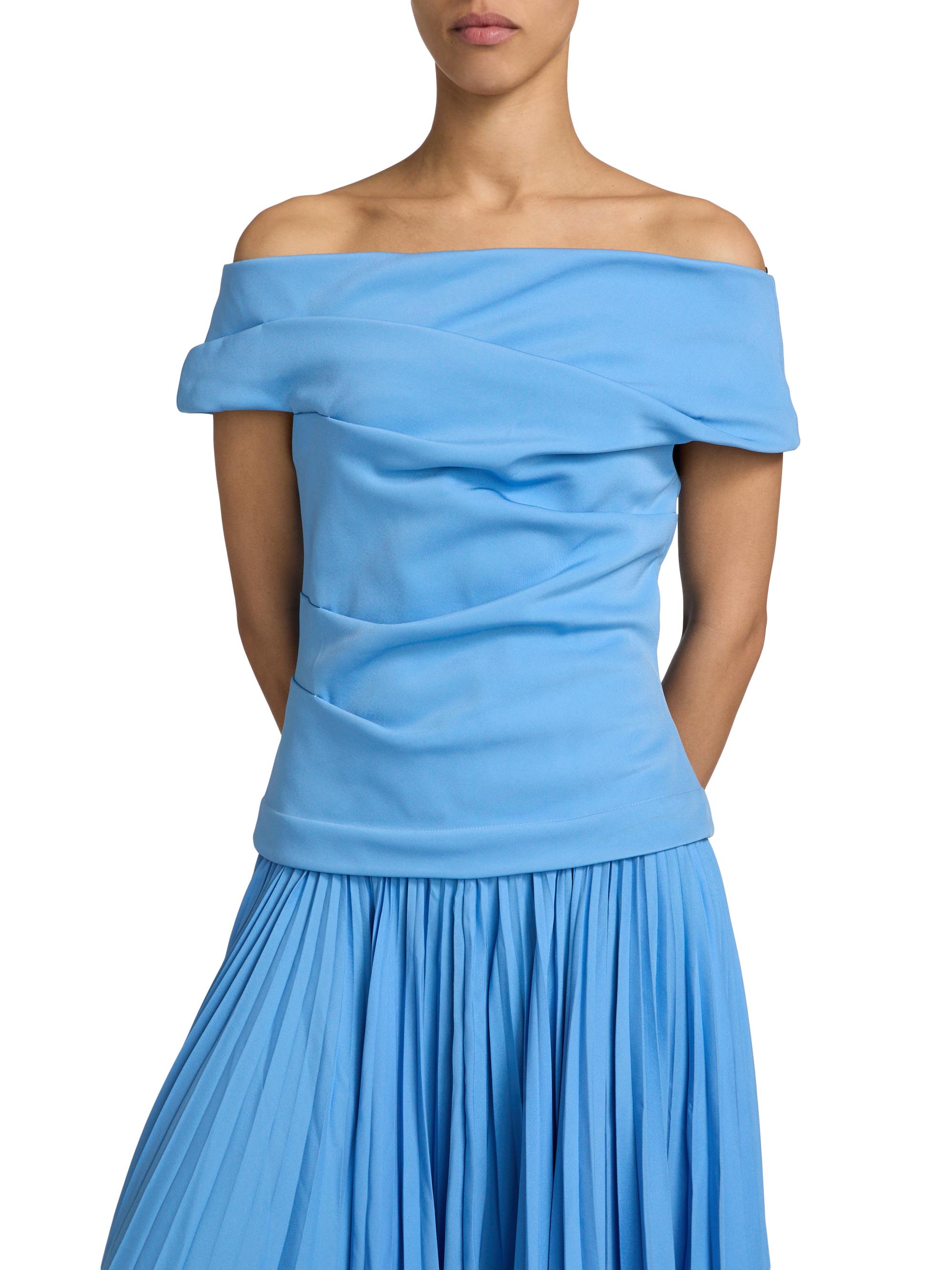 Acler Haileypark Off-The-Shoulder Drop-Waist Maxi Dress | Saks Fifth Avenue
