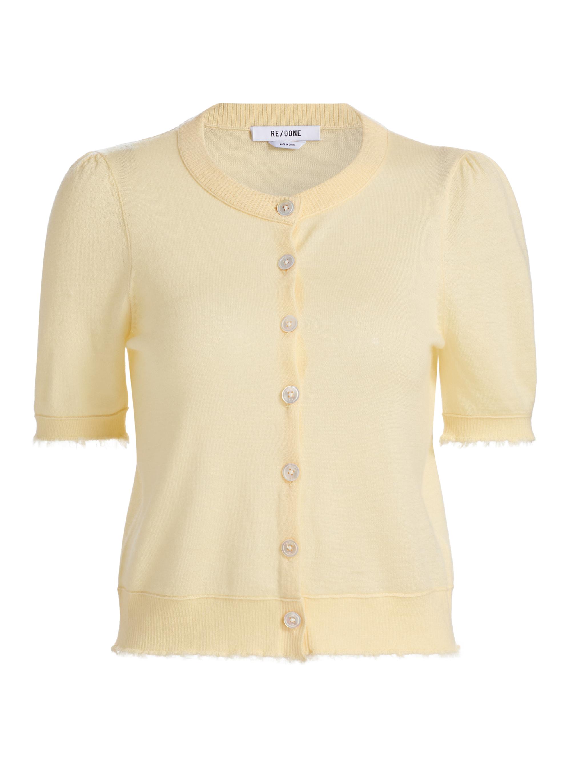Re/done Women's Drift Cashmere Cardigan - Shortbread