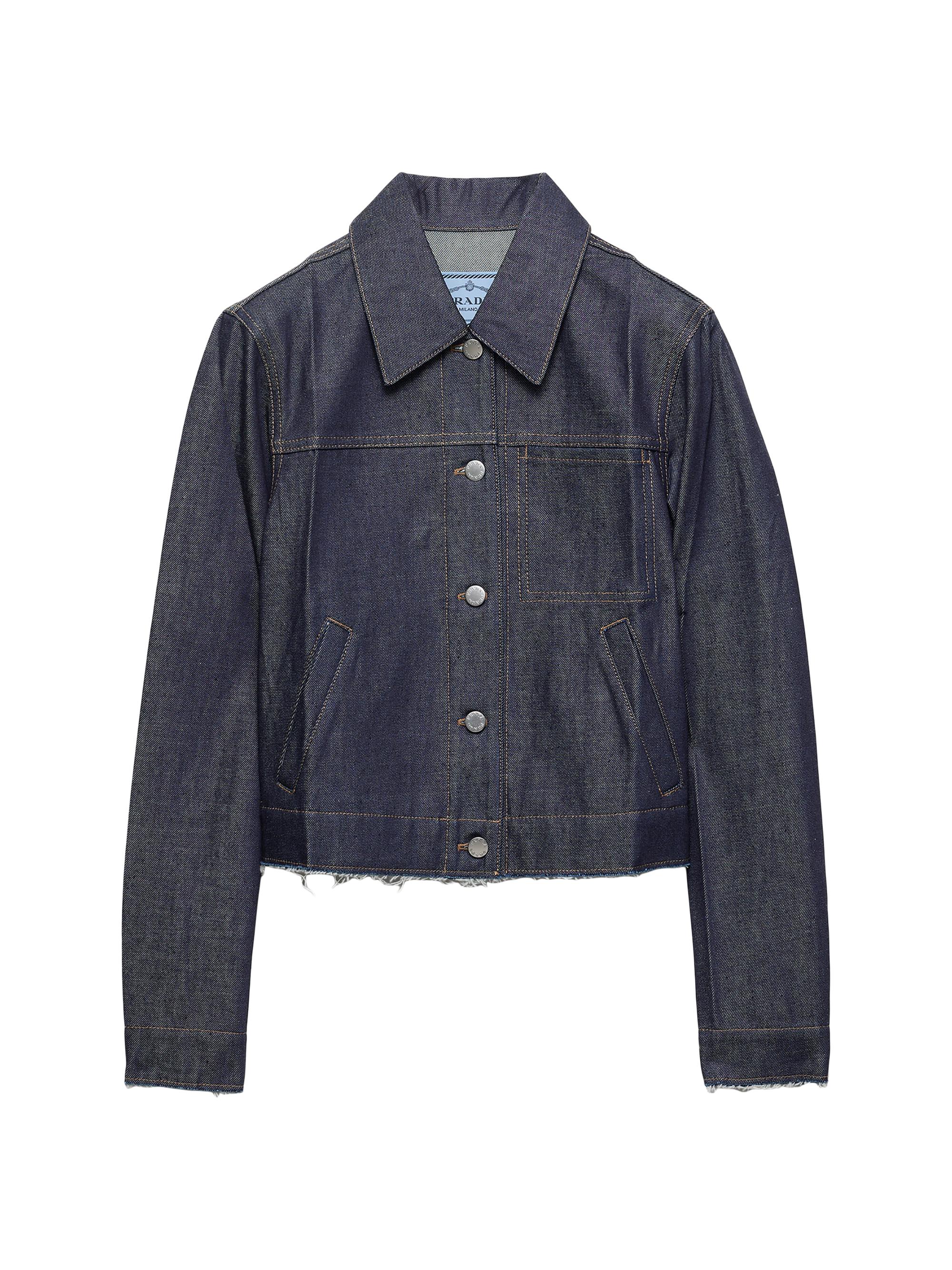 Prada Women's Denim Jacket - Blue