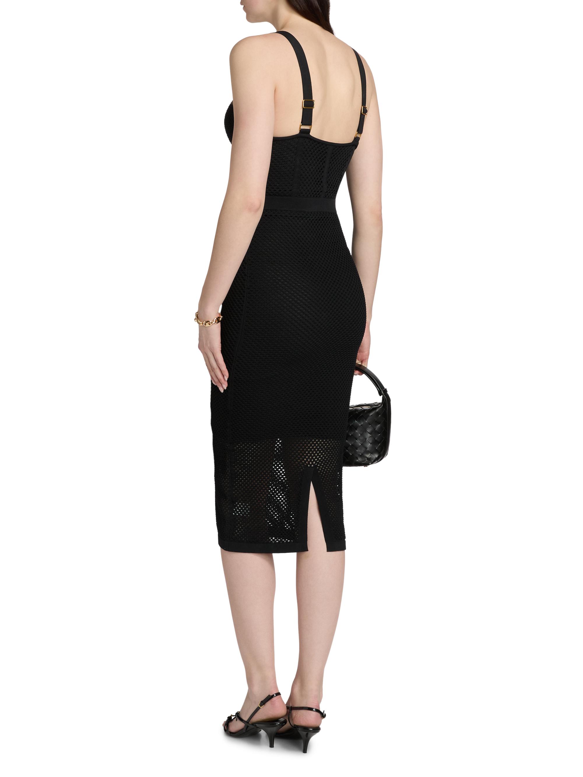 michelle bodycon knitted colourblock midi dress Beige Dusk Colour Block Knit Stretch Midi Dress