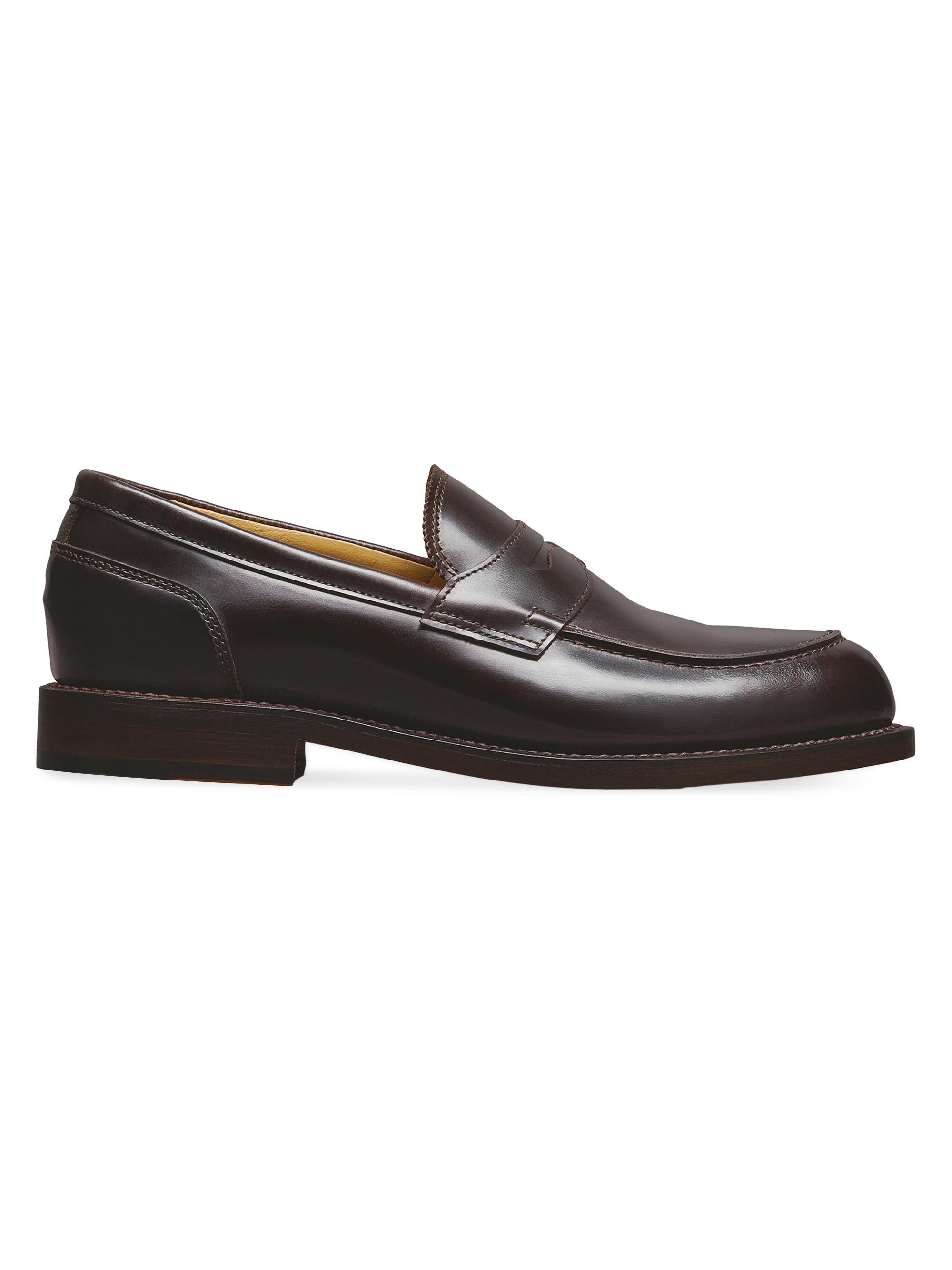 Allen Edmonds Men's Reserve Miller Leather Penny Loafers - Dark Brown