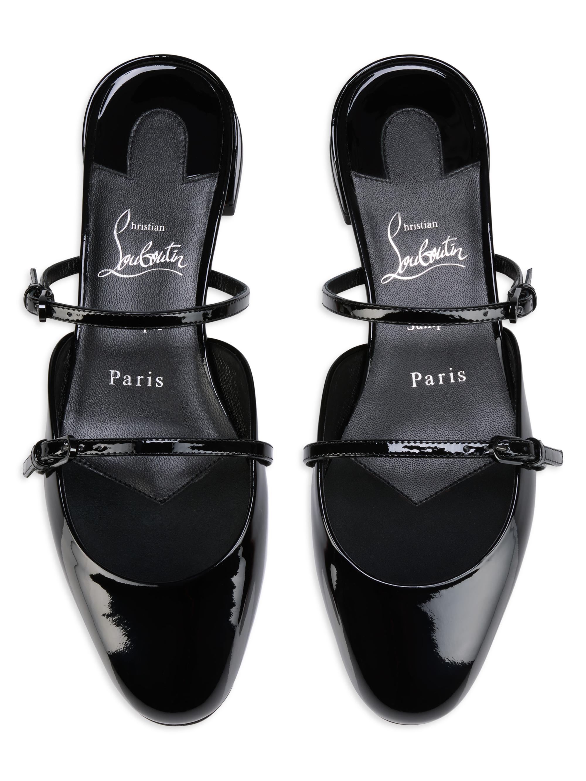 Christian Louboutin Jane Nina Patent Leather Mules | Saks Fifth Avenue