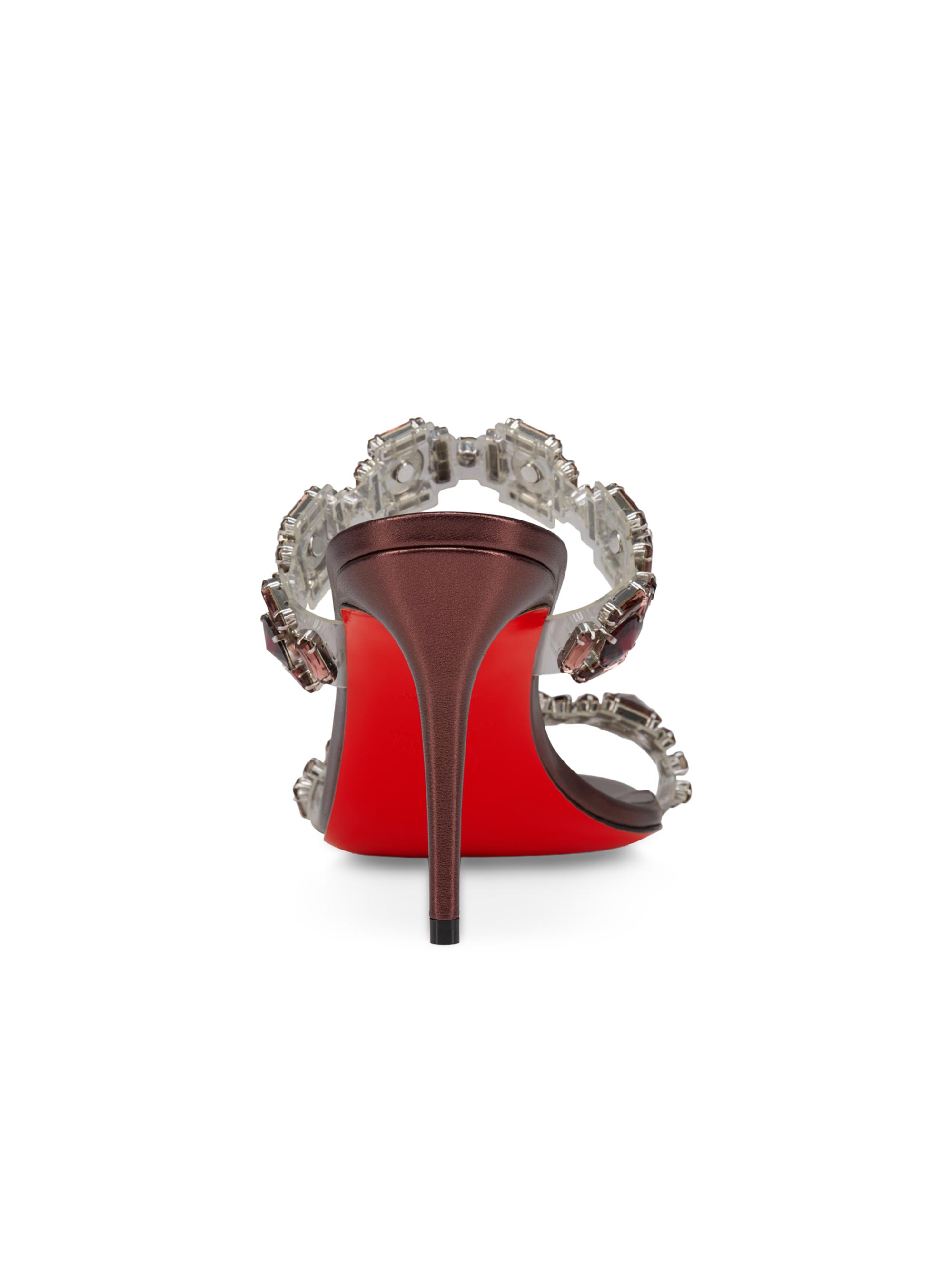 Christian Louboutin ヒョウ柄ウェッジサンダル Christian Louboutin Just Jewel 85MM Leather Sandals | Saks Fifth