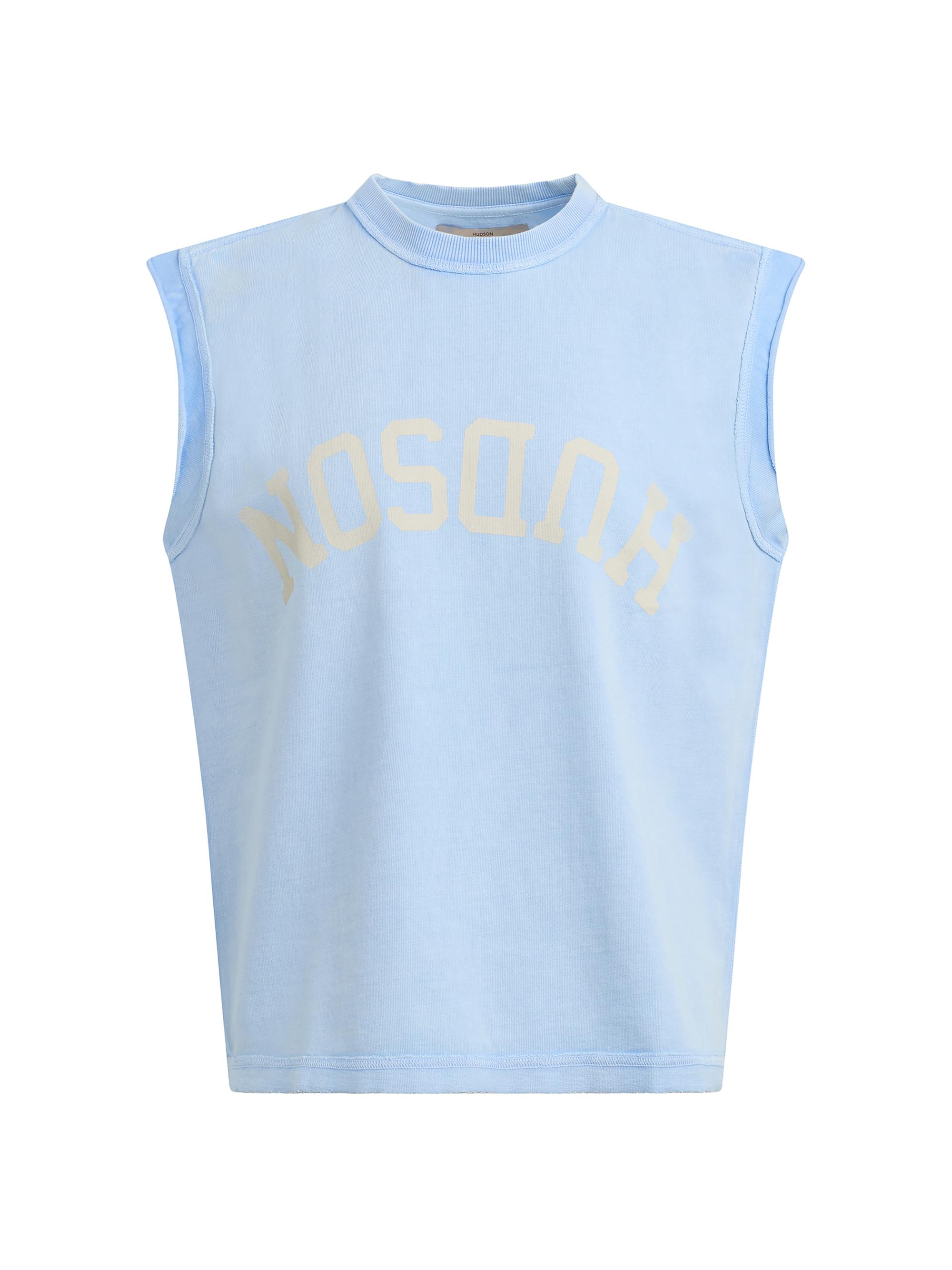 Hudson Jeans Men's Leo Cut-Off T-Shirt - Blue Storm