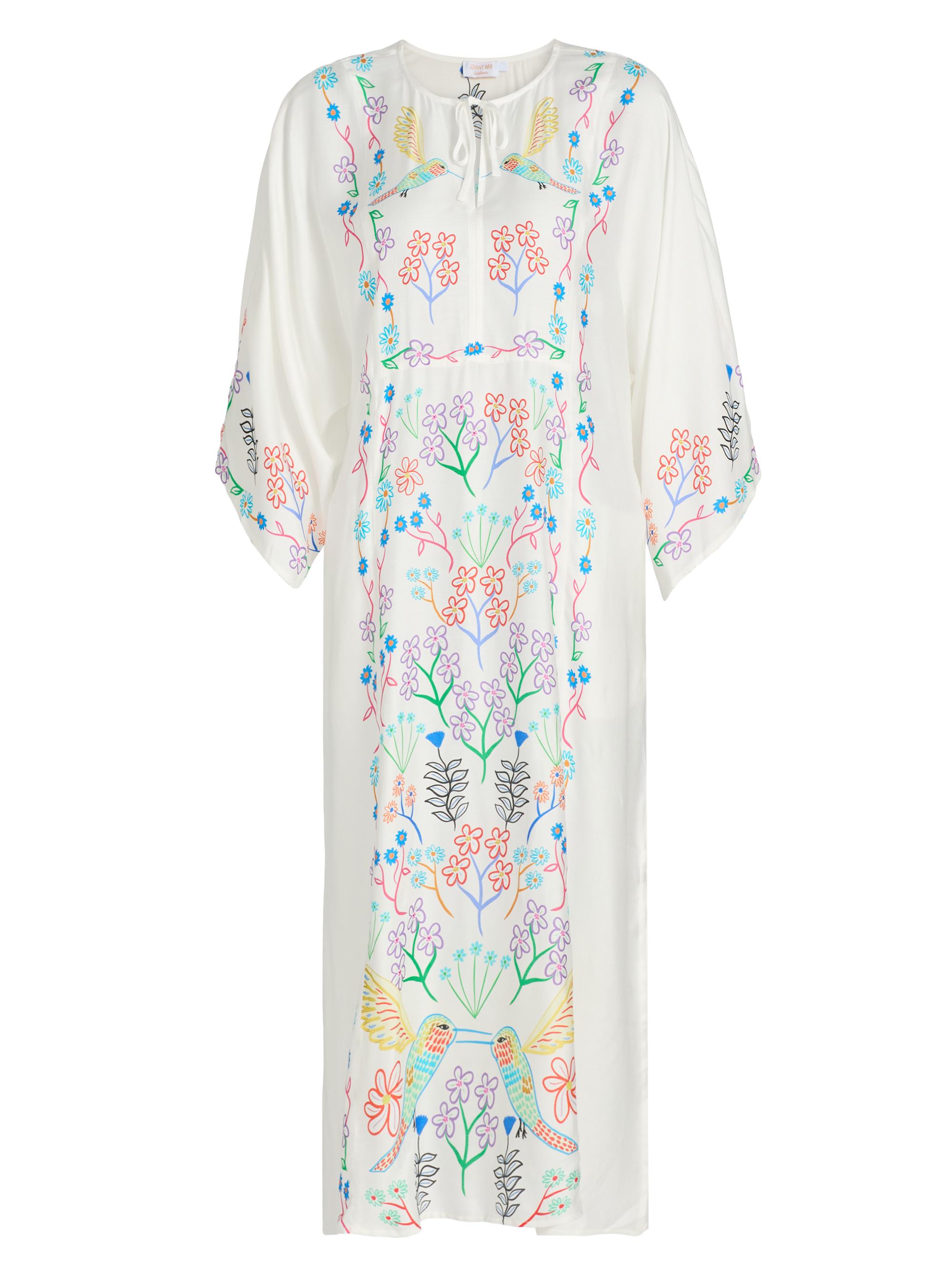 Johnny Was Women's  x Ashley Percival Averi Floral Caftan - Elettra Morning - Women's Clothing