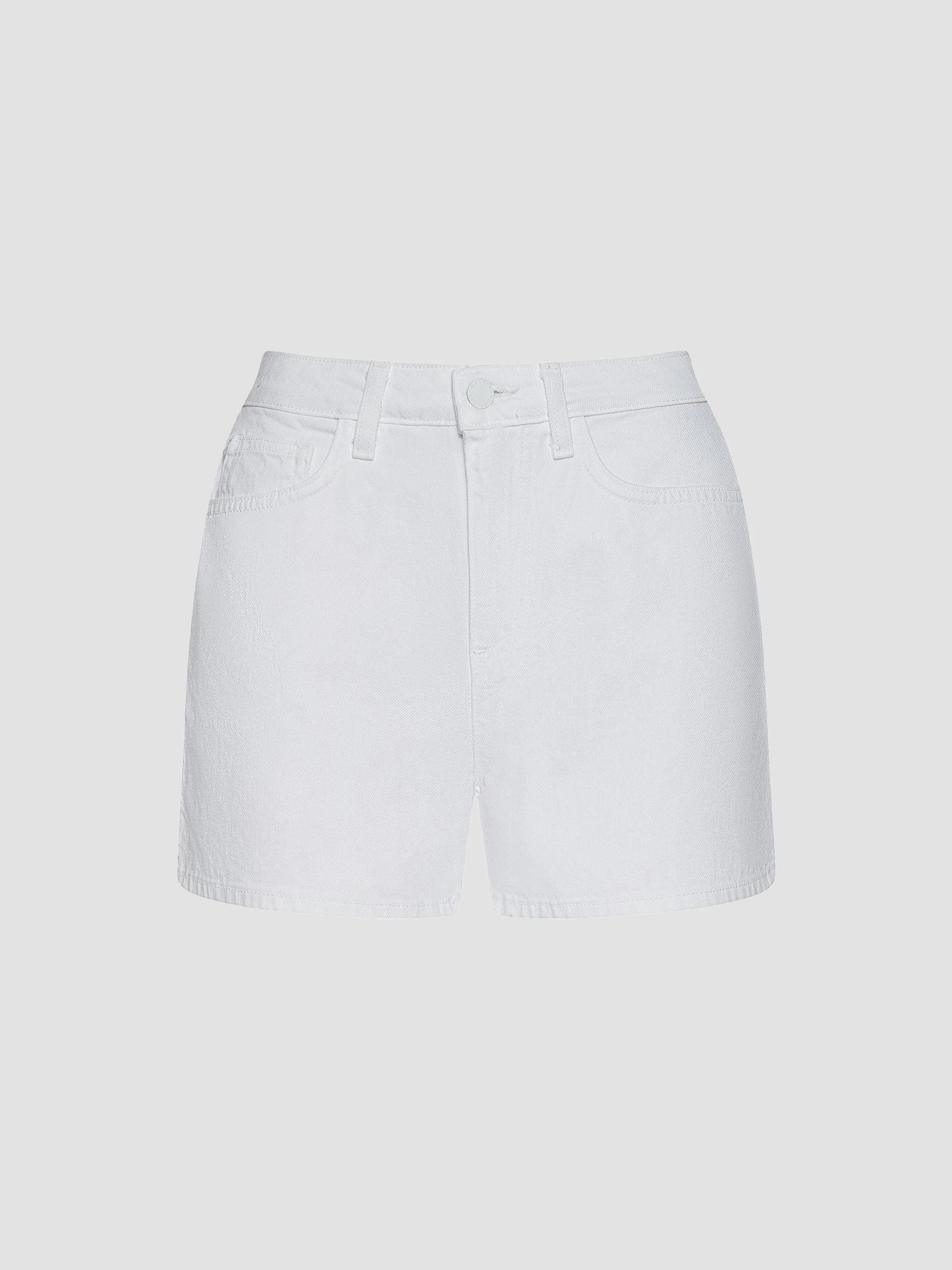 L'AGENCE Lissania Ultra High-Rise Denim Shorts | Saks Fifth Avenue