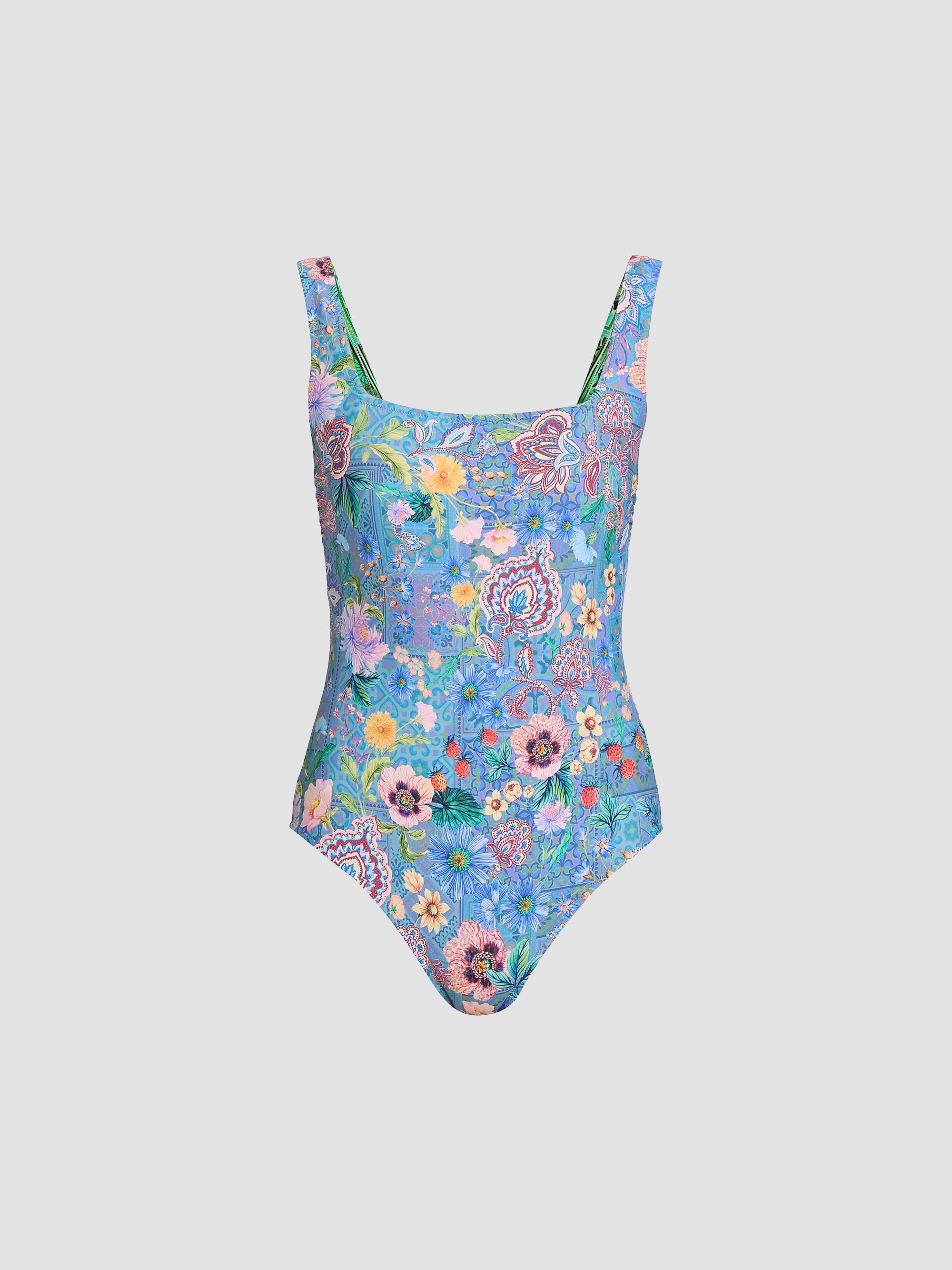 Johnny Was Lilliana Lanthe Reversible One-Piece Swimsuit | Saks