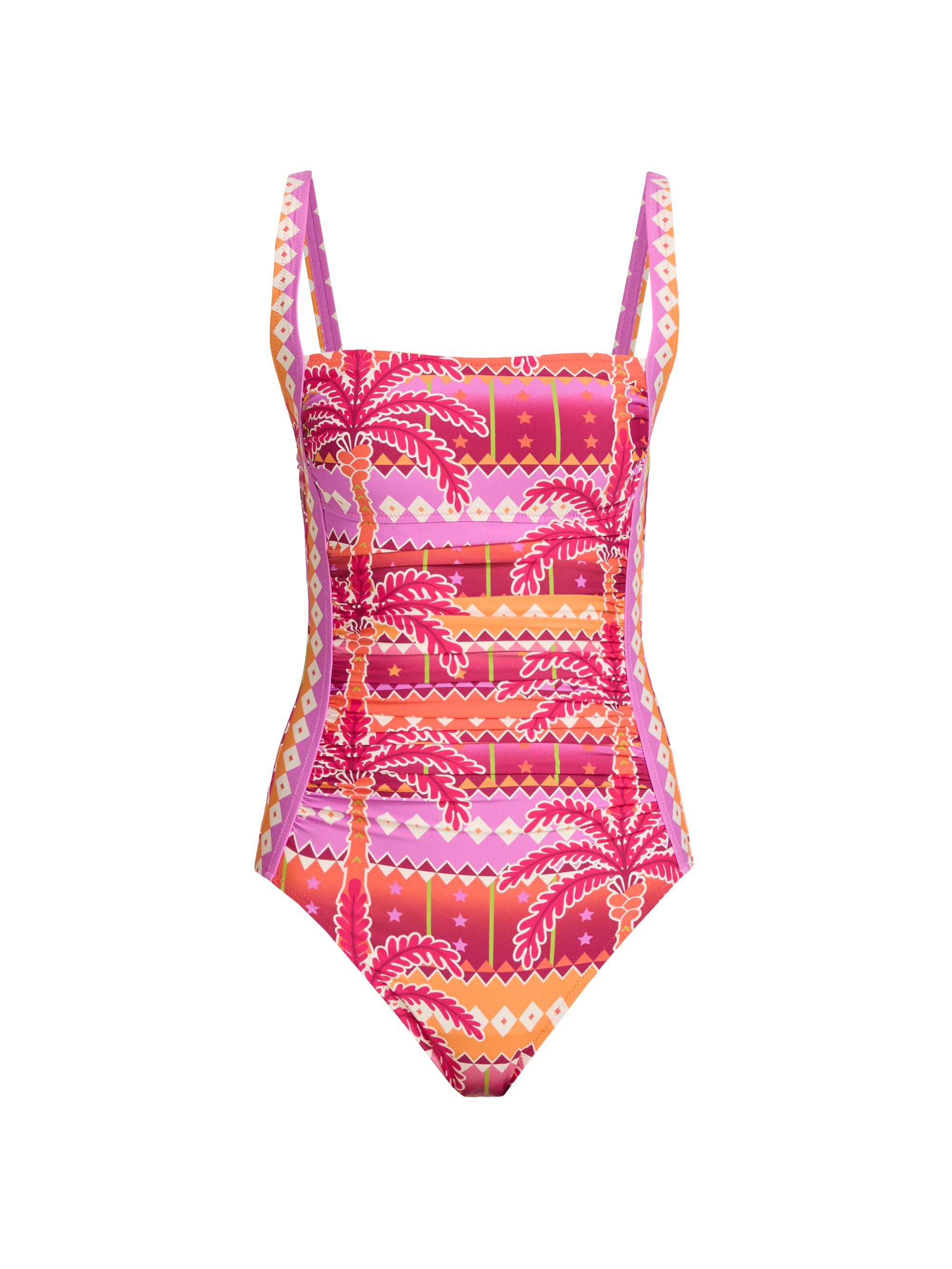 Johnny Was Women's Marilyn Ruched One-Piece Swimsuit - Zahara