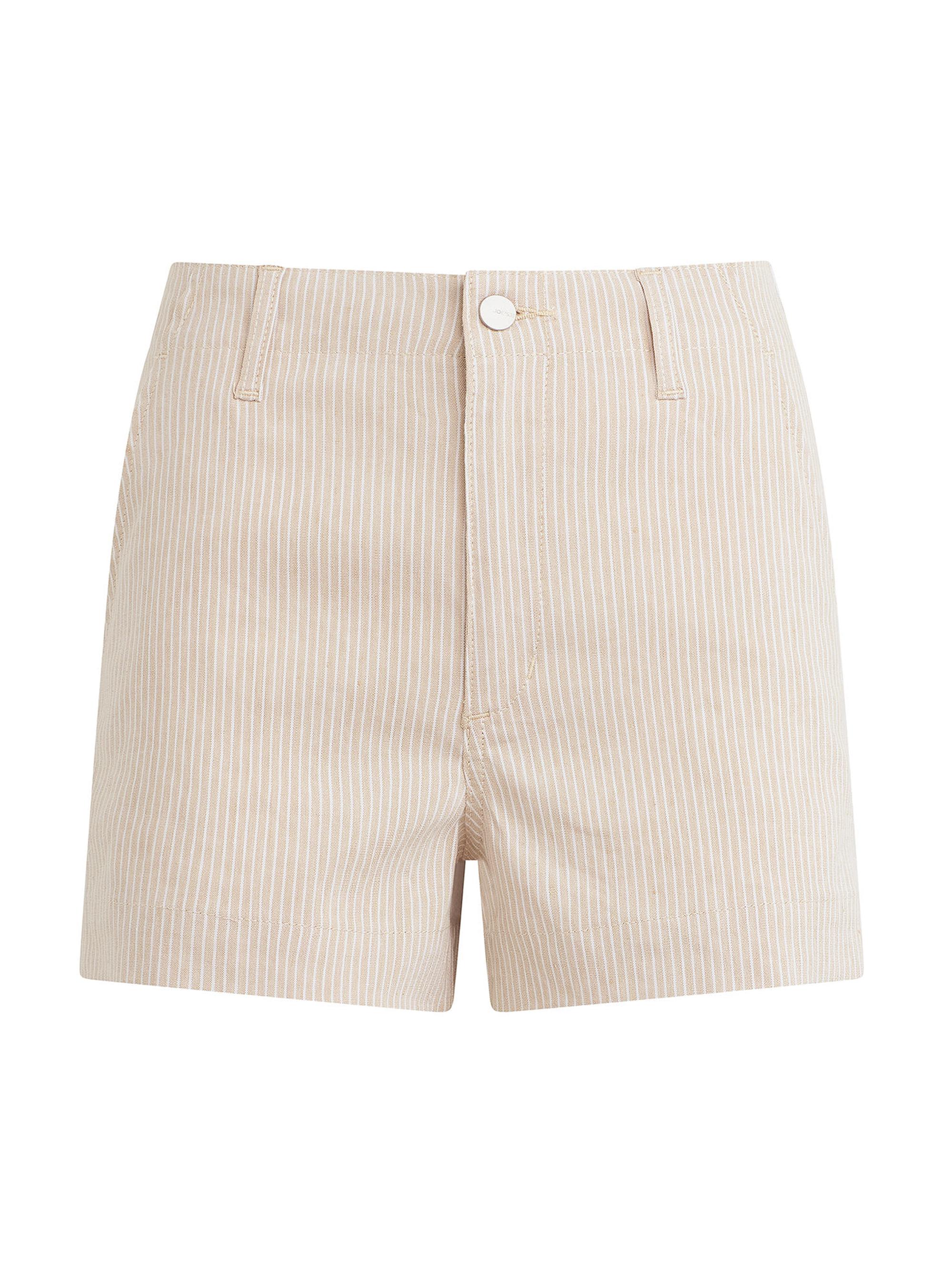 Joe's Jeans Women's The Karter Striped Linen-Blend Shorts - Micro Stripe