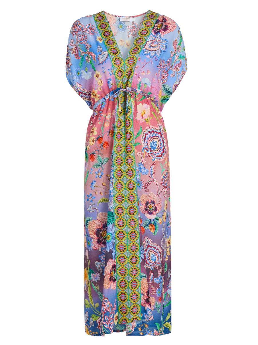 Johnny Was Lilliana Gradient Floral Caftan | Saks Fifth Avenue